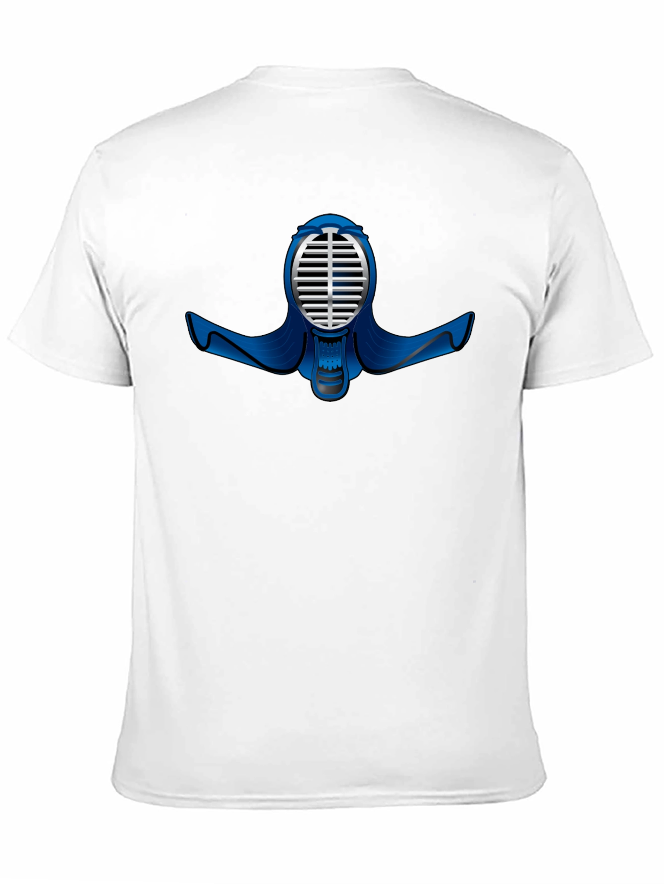 Black T-Shirt with Kendo Mask Design