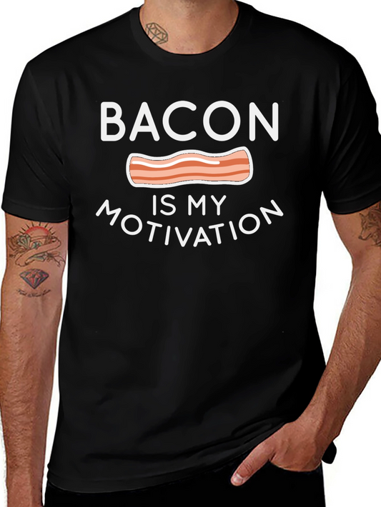 Bacon Is My Motivation Graphic T-Shirt