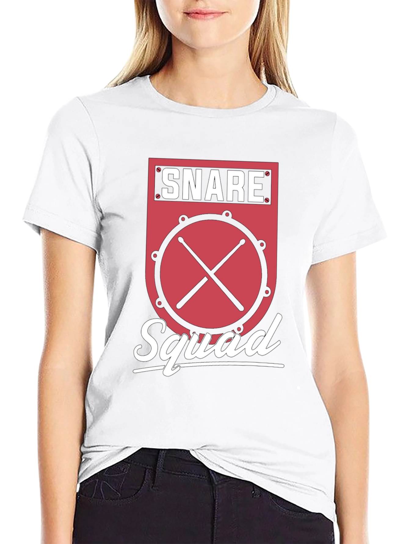 Snare Squad Drummer Graphic Tee