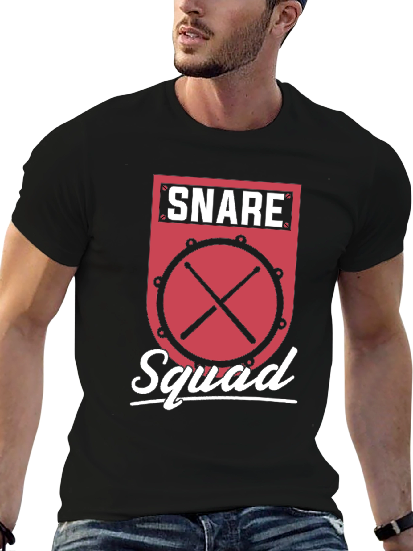 Snare Squad Drummer Graphic Tee
