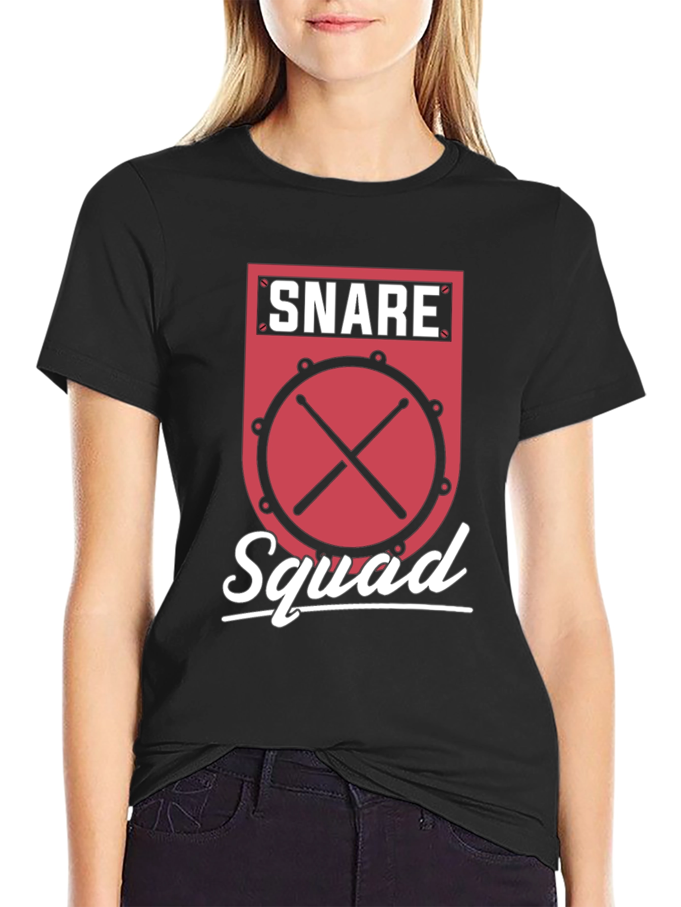 Snare Squad Drummer Graphic Tee