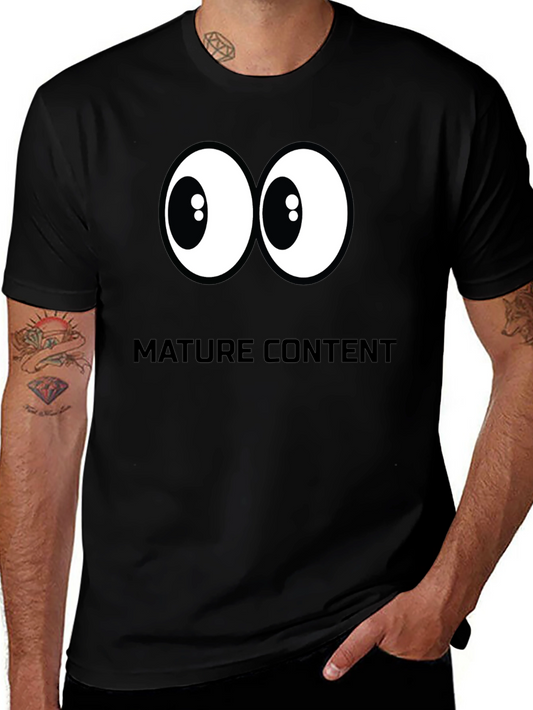 Googly Eyes Graphic T-Shirt - Mature Content Humor Tee