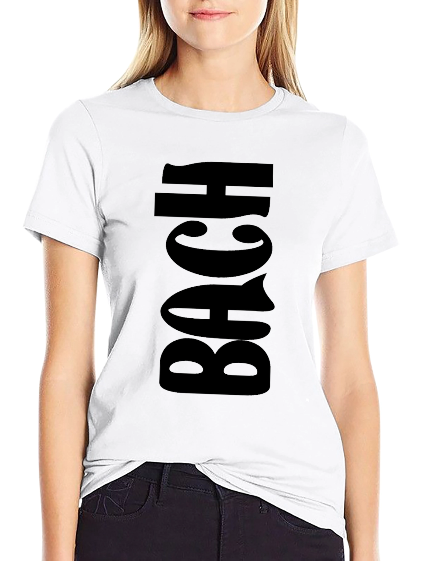 Black BACH Graphic Tee - Party Ready!
