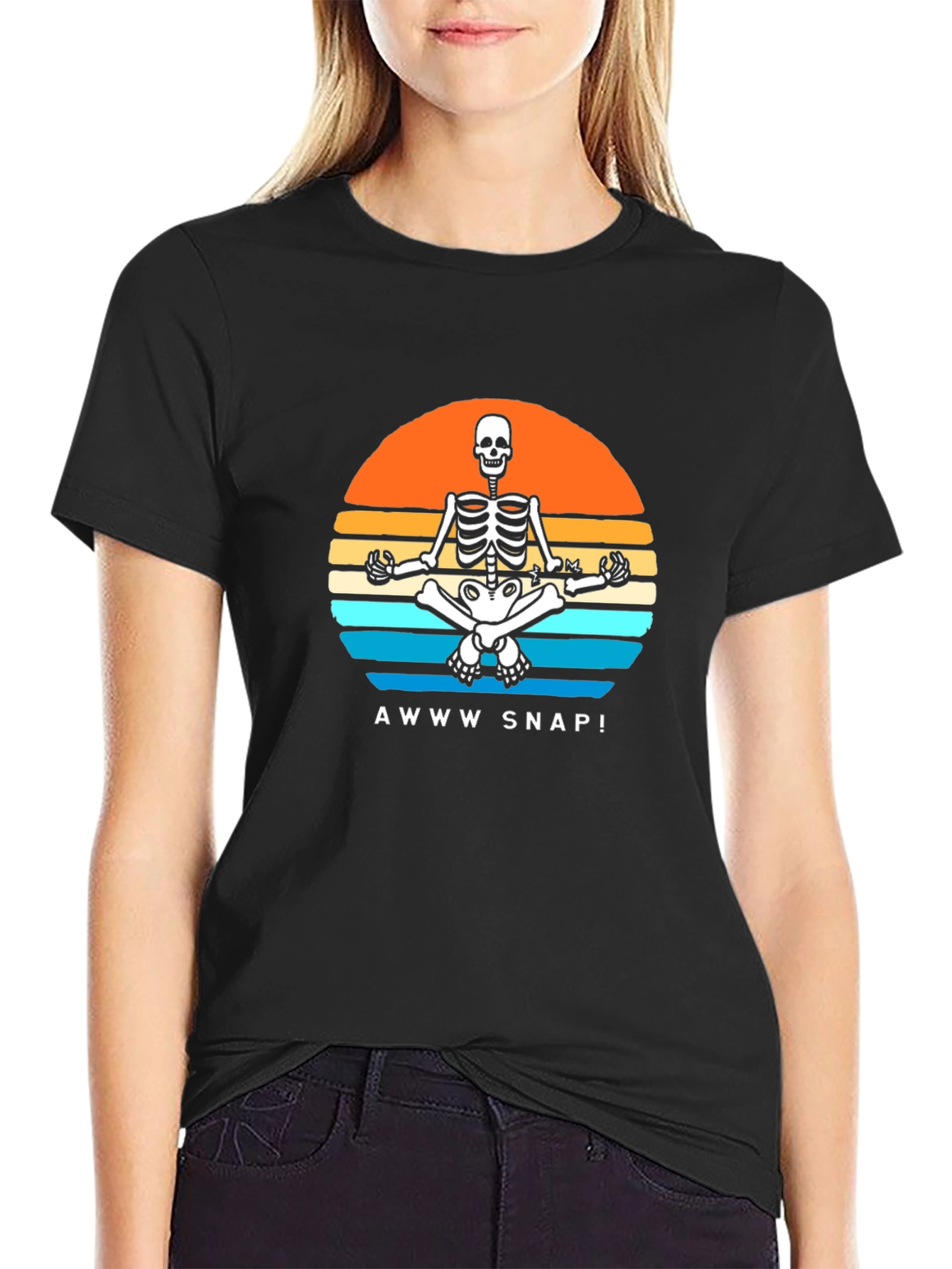 Awww Snap! Skeleton Sunset T-Shirt