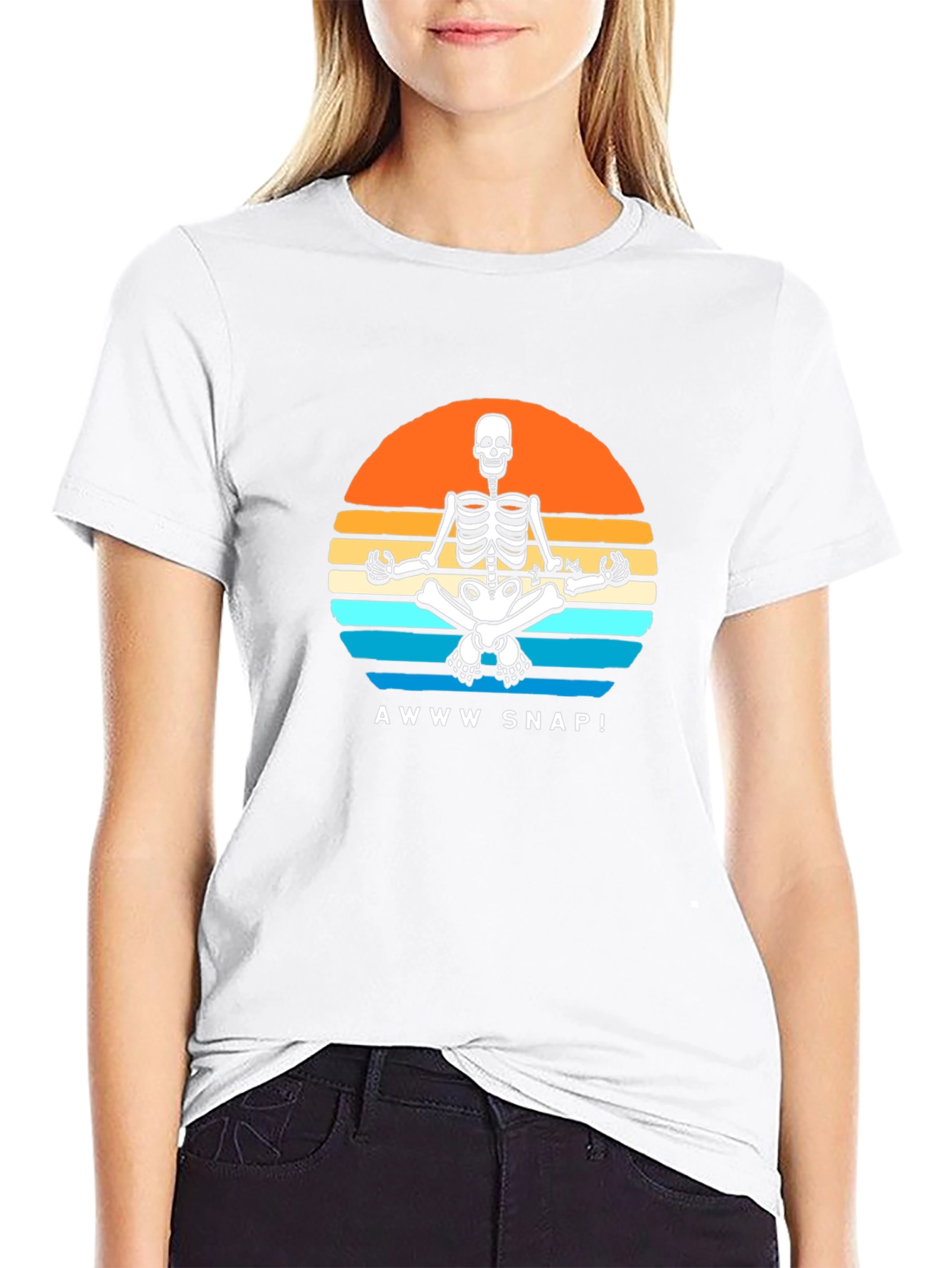 Awww Snap! Skeleton Sunset T-Shirt