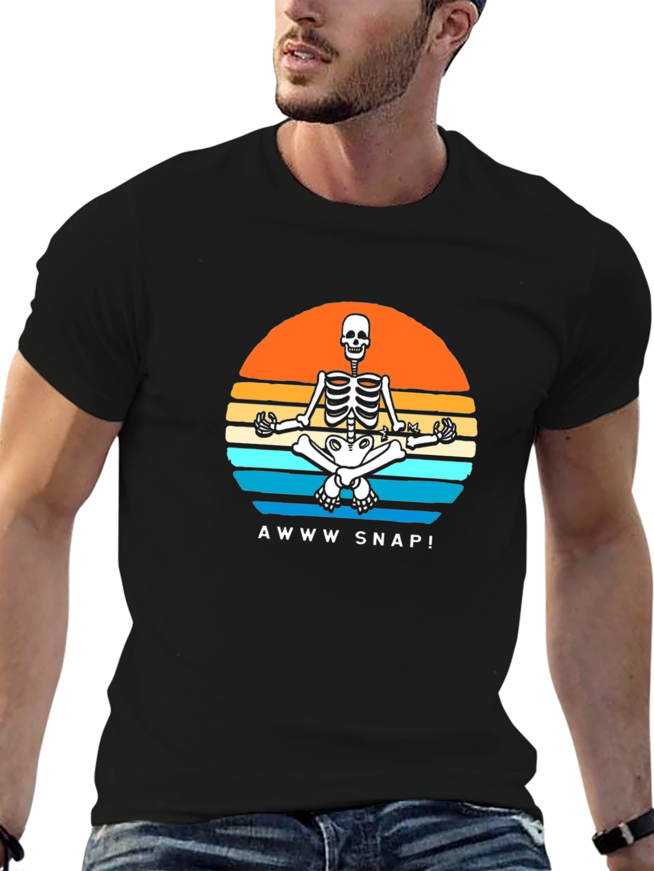 Awww Snap! Skeleton Sunset T-Shirt