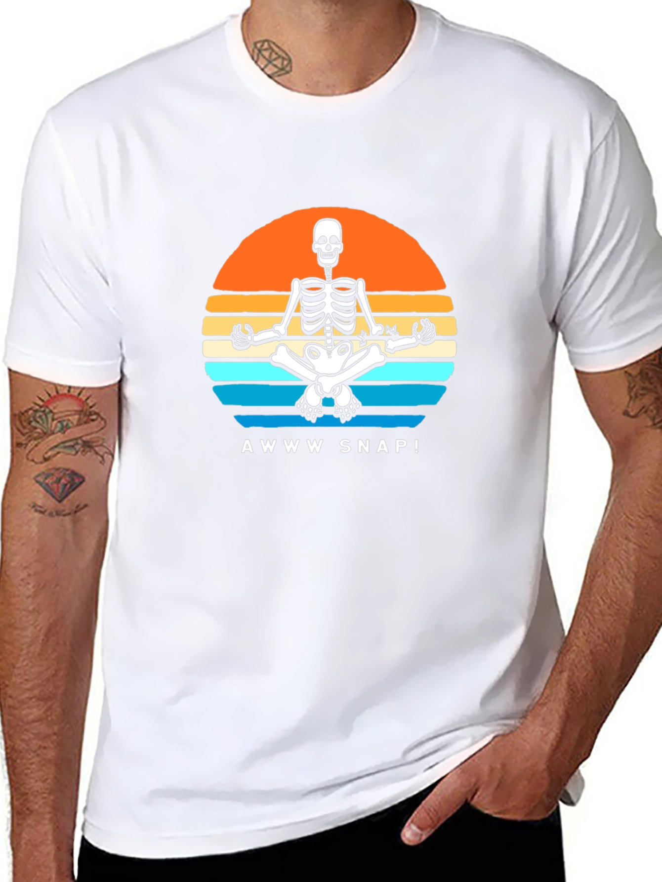 Awww Snap! Skeleton Sunset T-Shirt