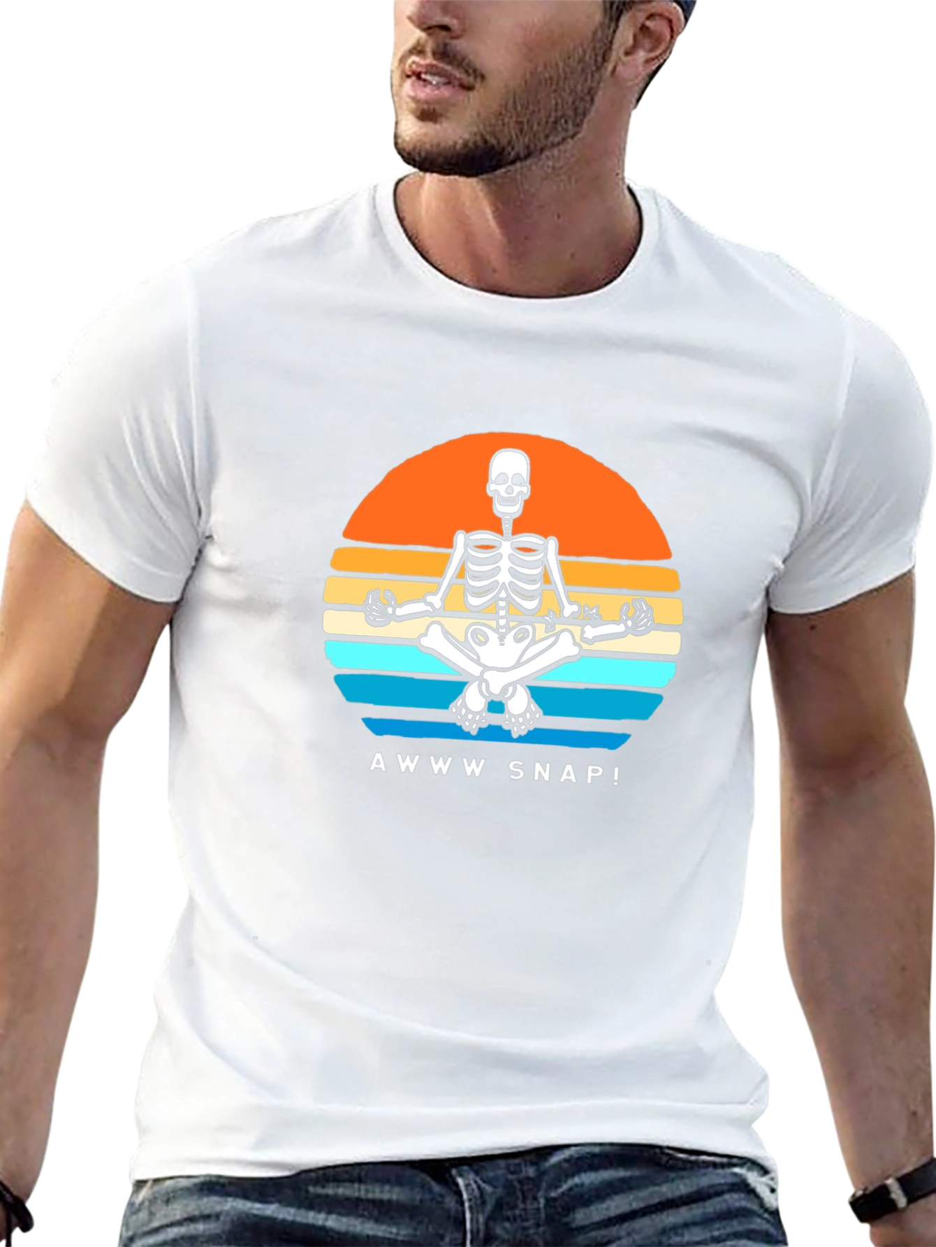 Awww Snap! Skeleton Sunset T-Shirt