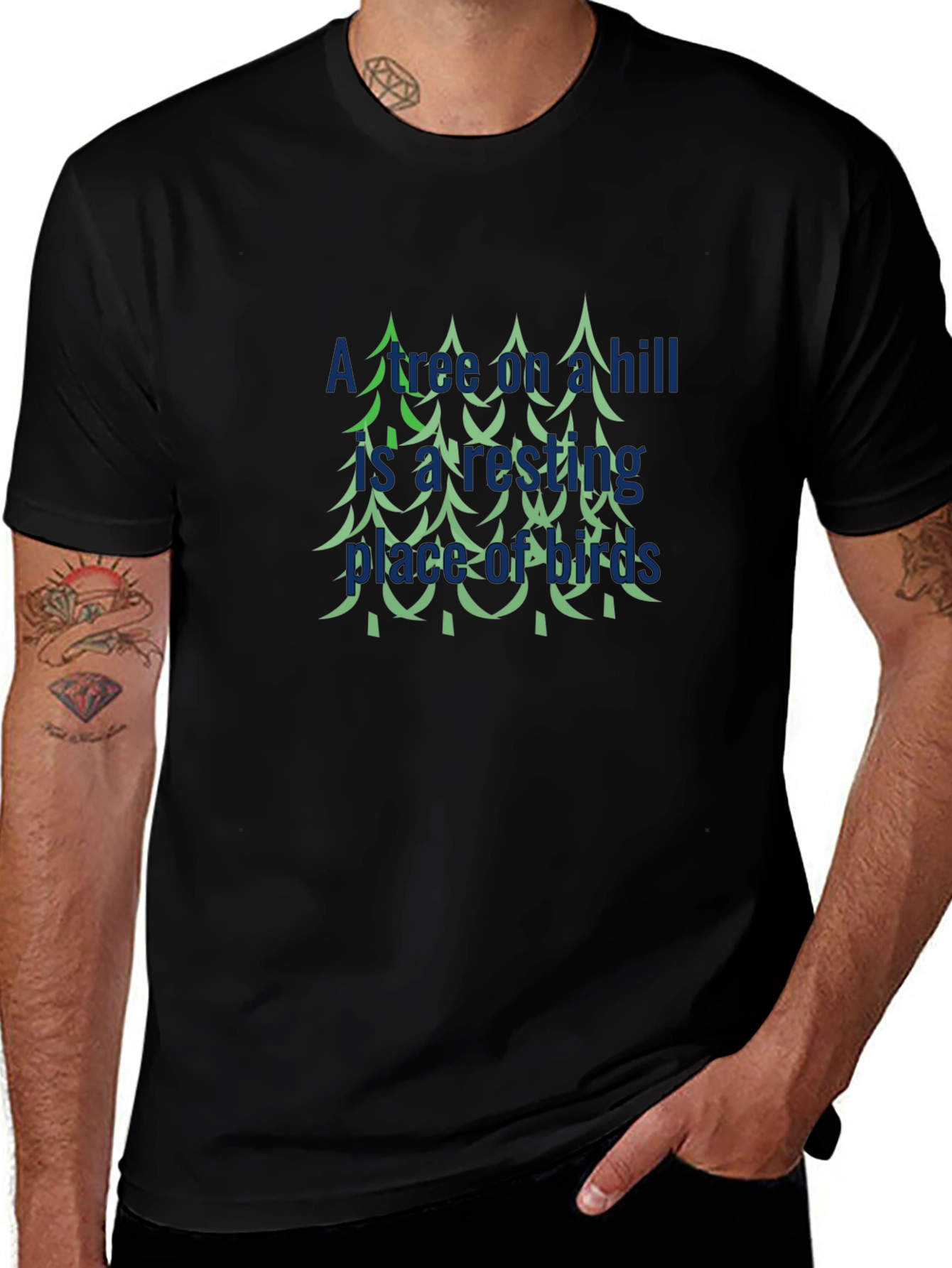 Tree on a Hill Graphic Tee