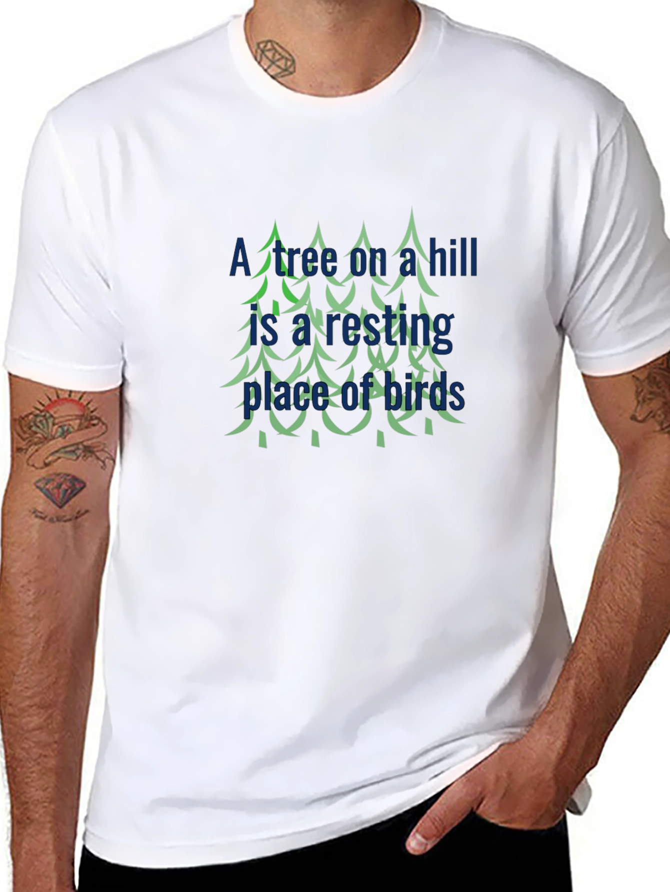 Tree on a Hill Graphic Tee