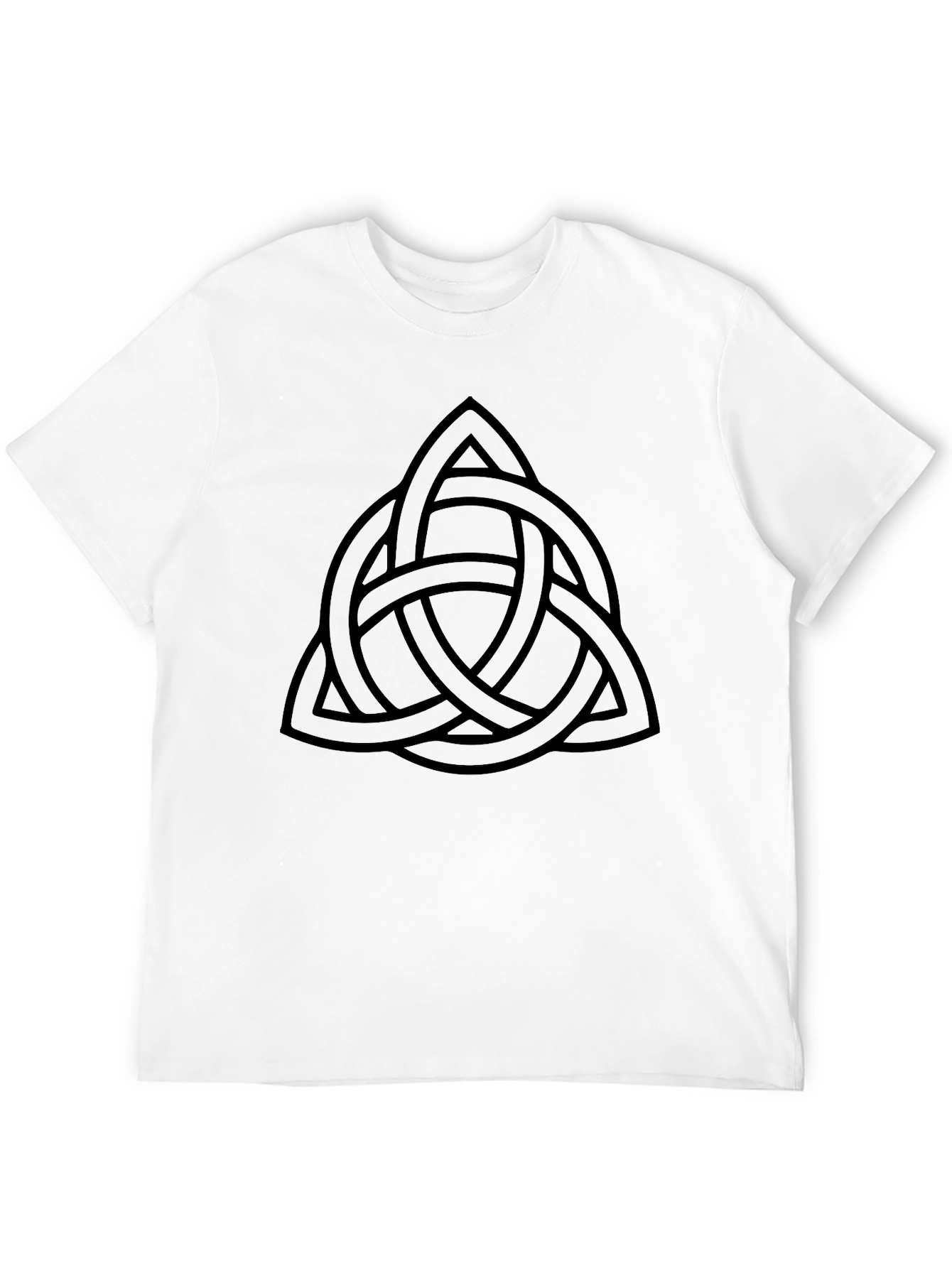Celtic Knot Black T-Shirt - Trinity Symbol