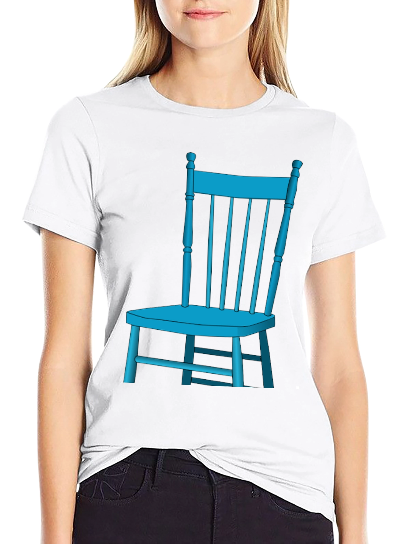Chair Graphic Tee - Cool Furniture Design T-Shirt