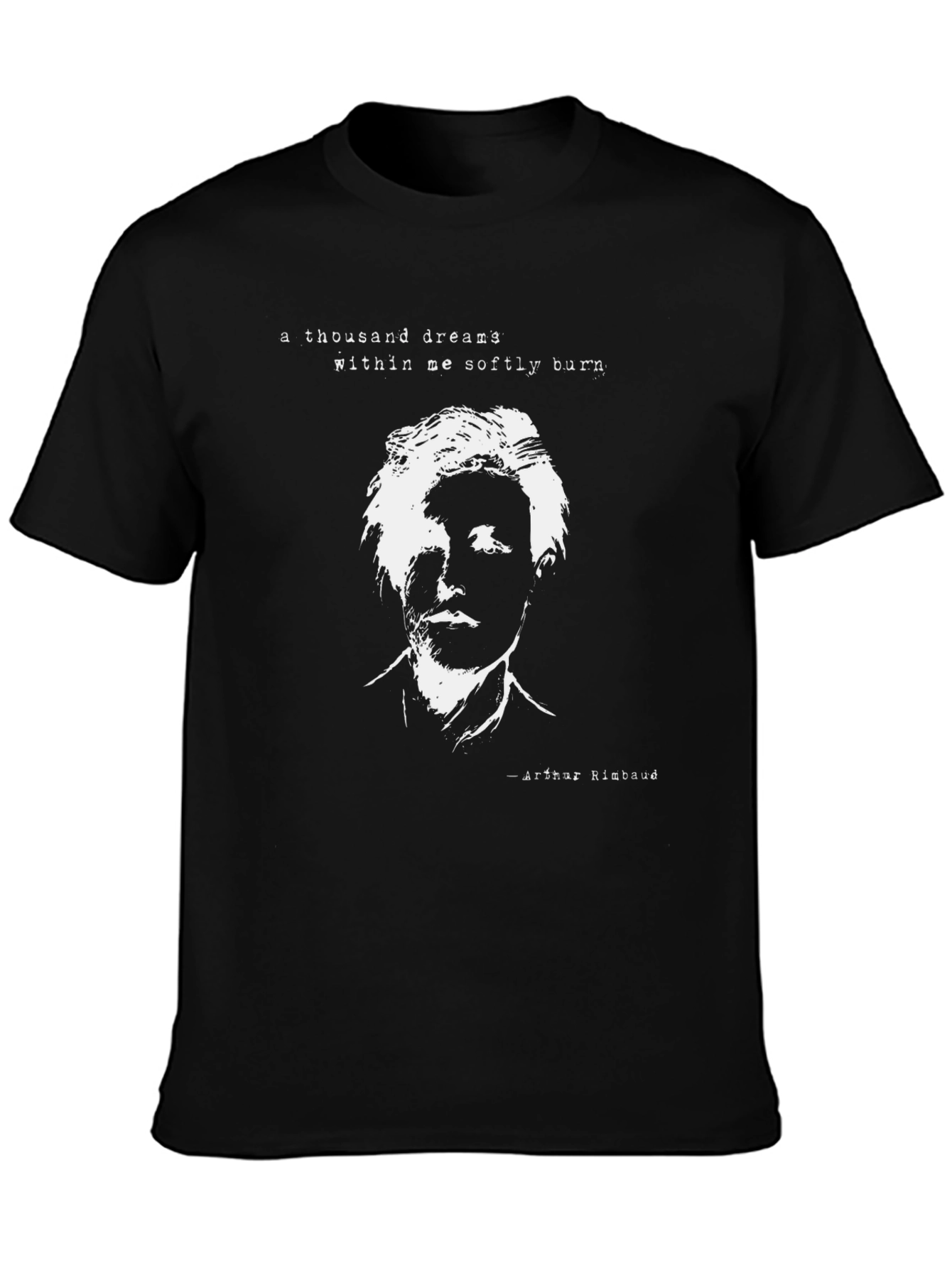 Arthur Rimbaud Graphic T-Shirt - Literary Poet Tee