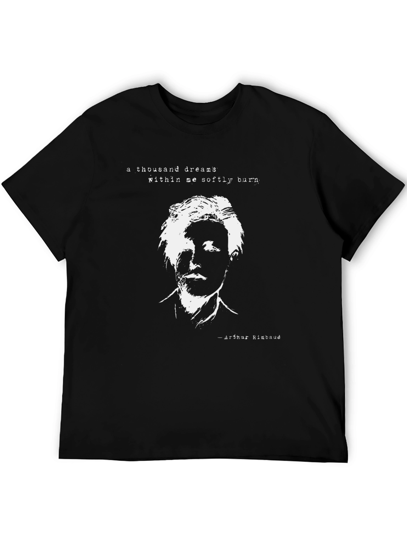 Arthur Rimbaud Graphic T-Shirt - Literary Poet Tee