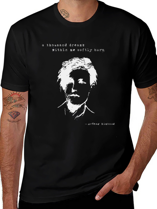 Arthur Rimbaud Graphic T-Shirt - Literary Poet Tee