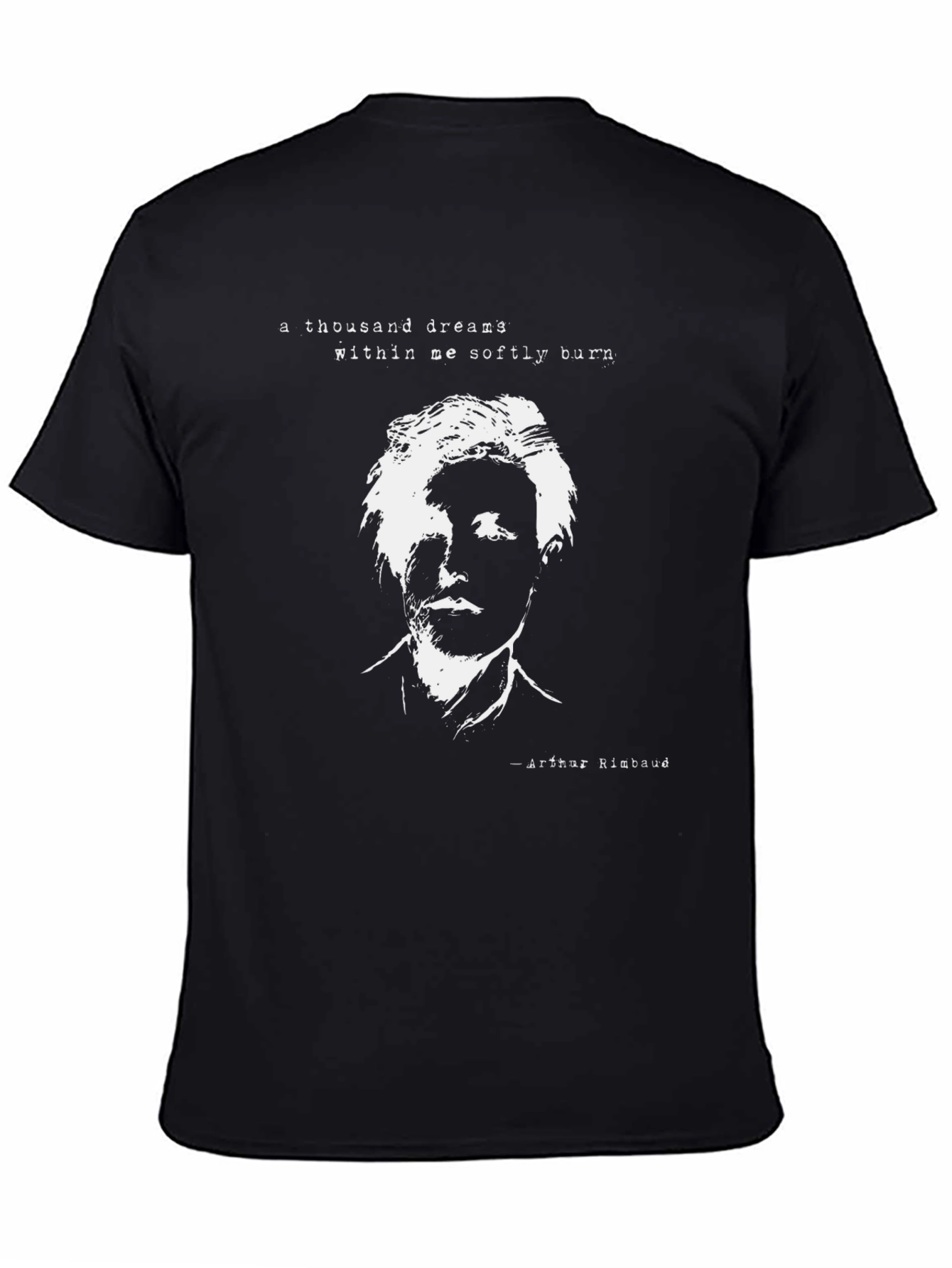Arthur Rimbaud Graphic T-Shirt - Literary Poet Tee