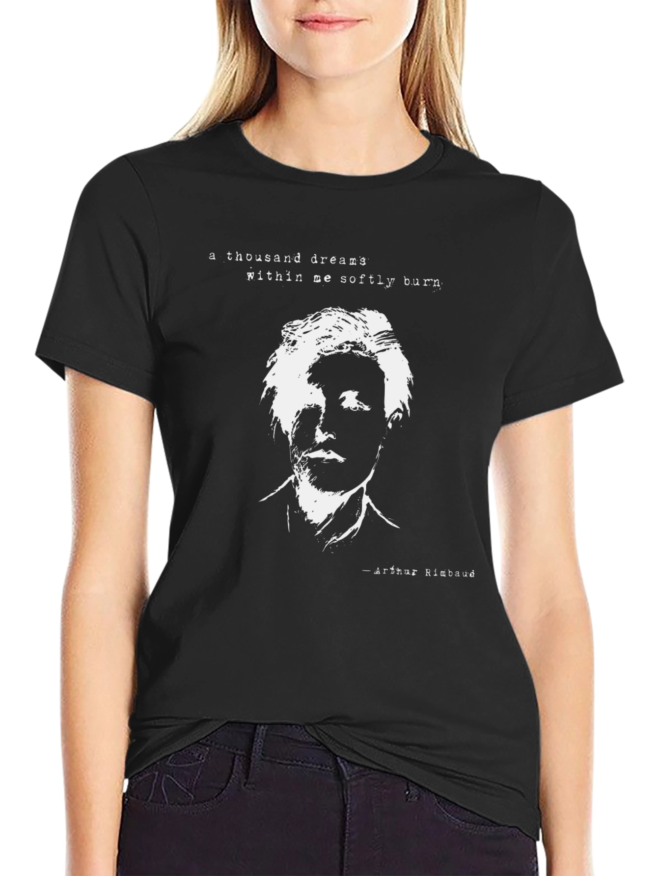 Arthur Rimbaud Graphic T-Shirt - Literary Poet Tee