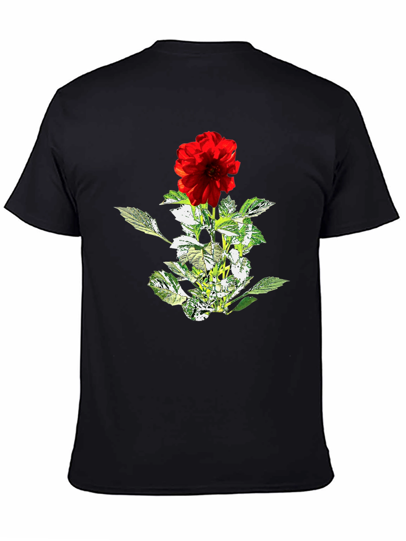 Floral T-Shirt - Red Flower Graphic Tee
