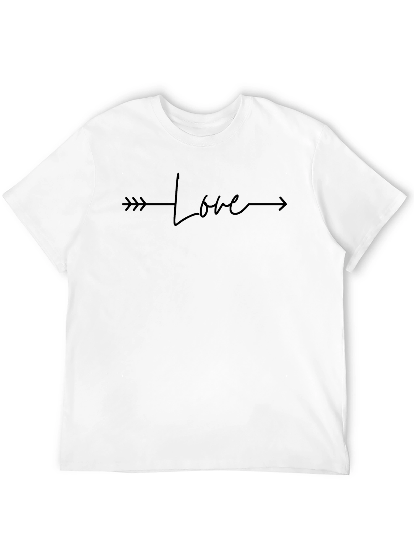 Love Arrow Graphic Tee - Trendy Casual Shirt