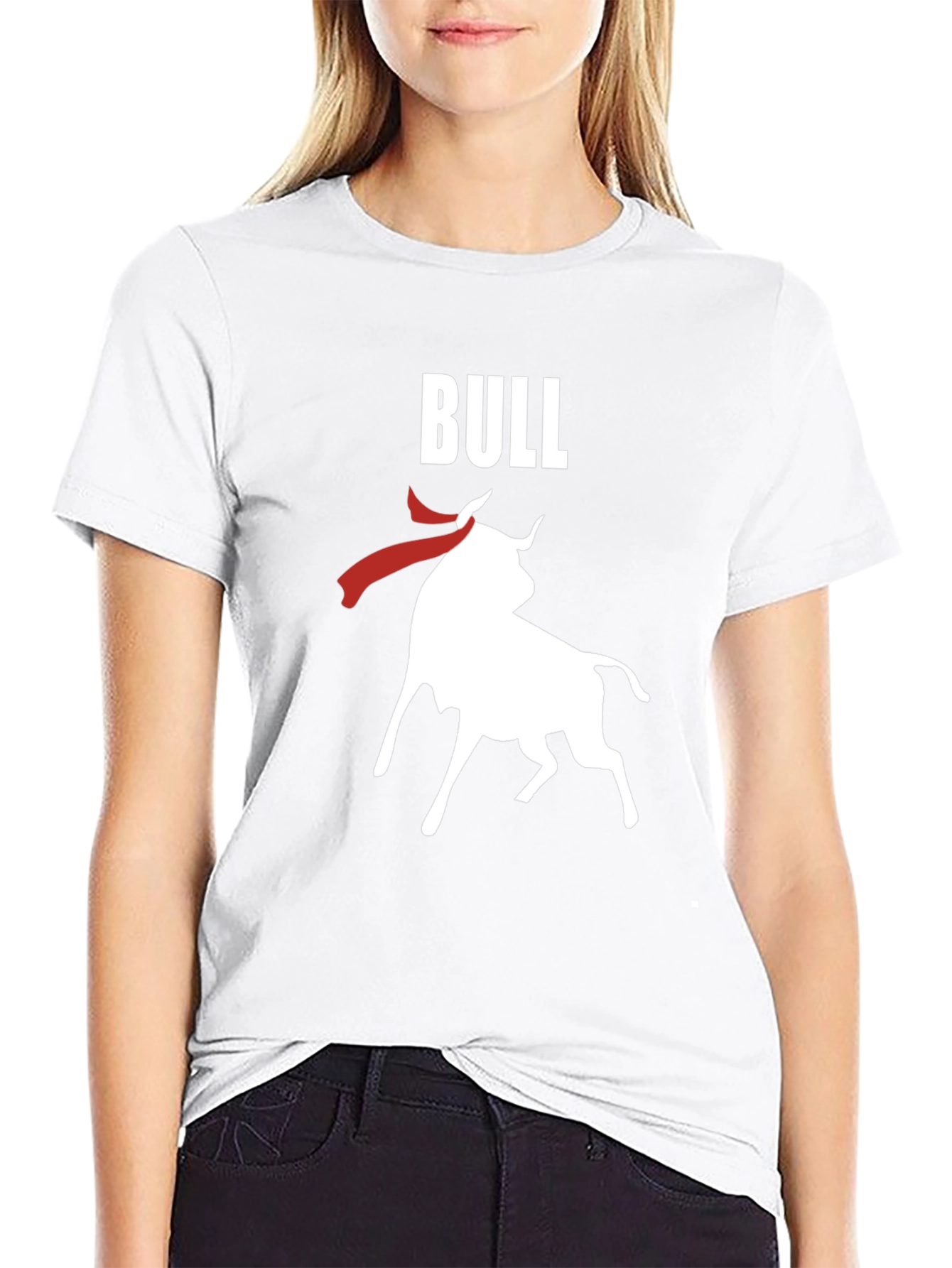 Bull Graphic T-Shirt - Bold Animal Design