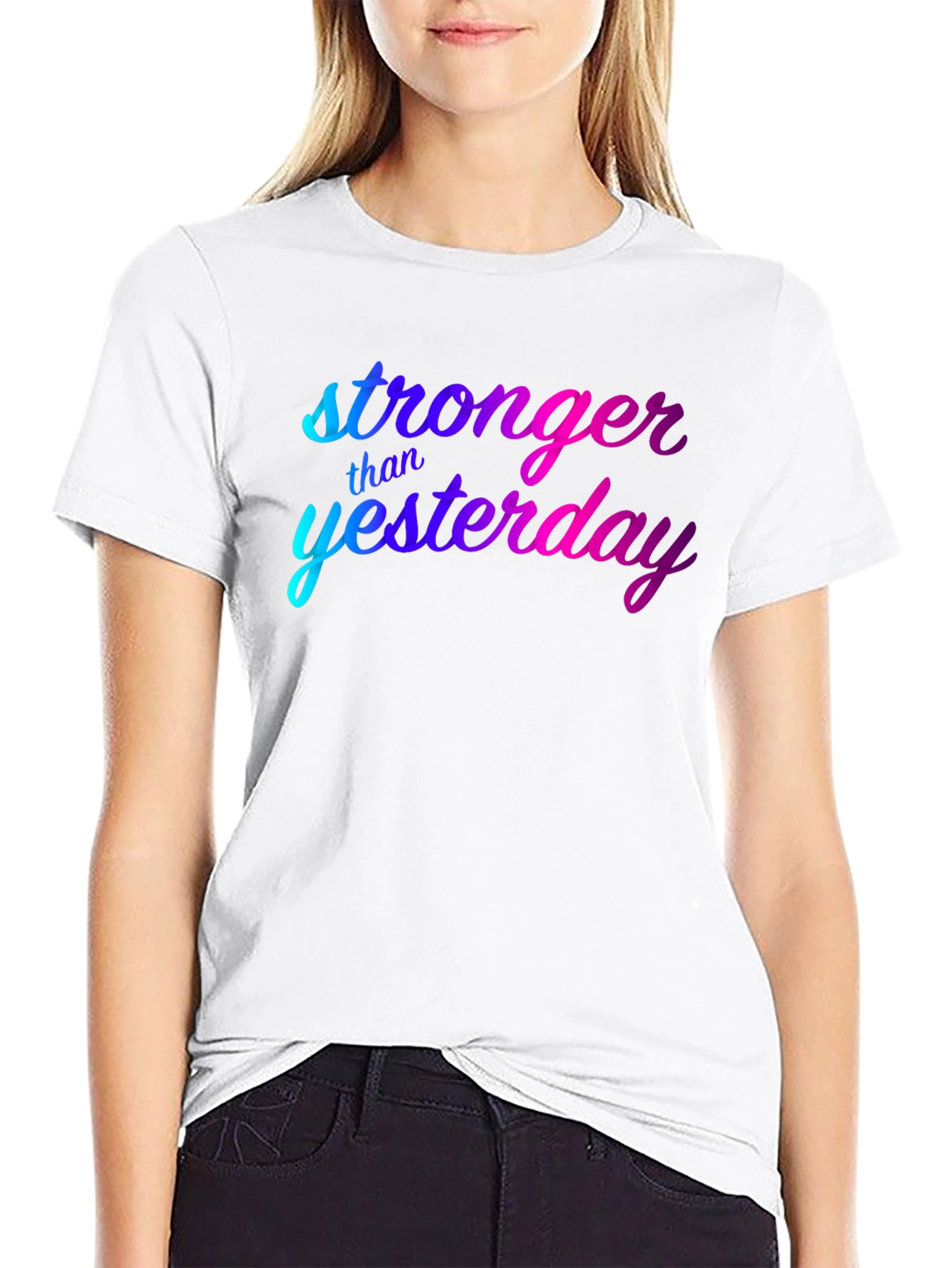 Stronger Than Yesterday Graphic Tee