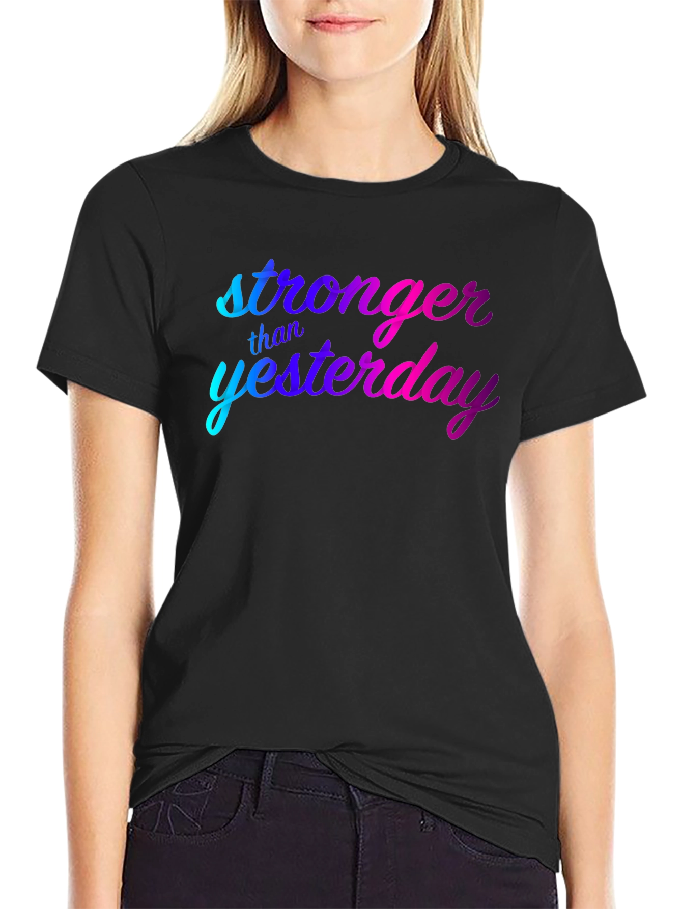Stronger Than Yesterday Graphic Tee