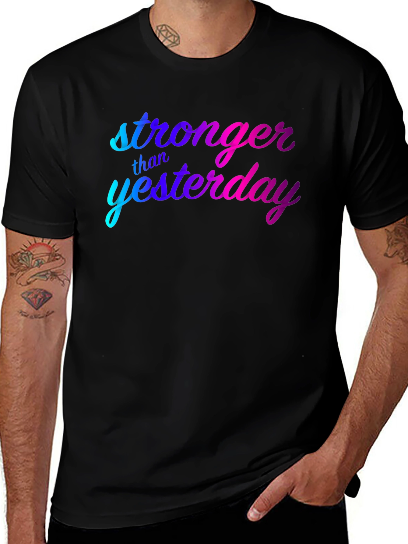 Stronger Than Yesterday Graphic Tee