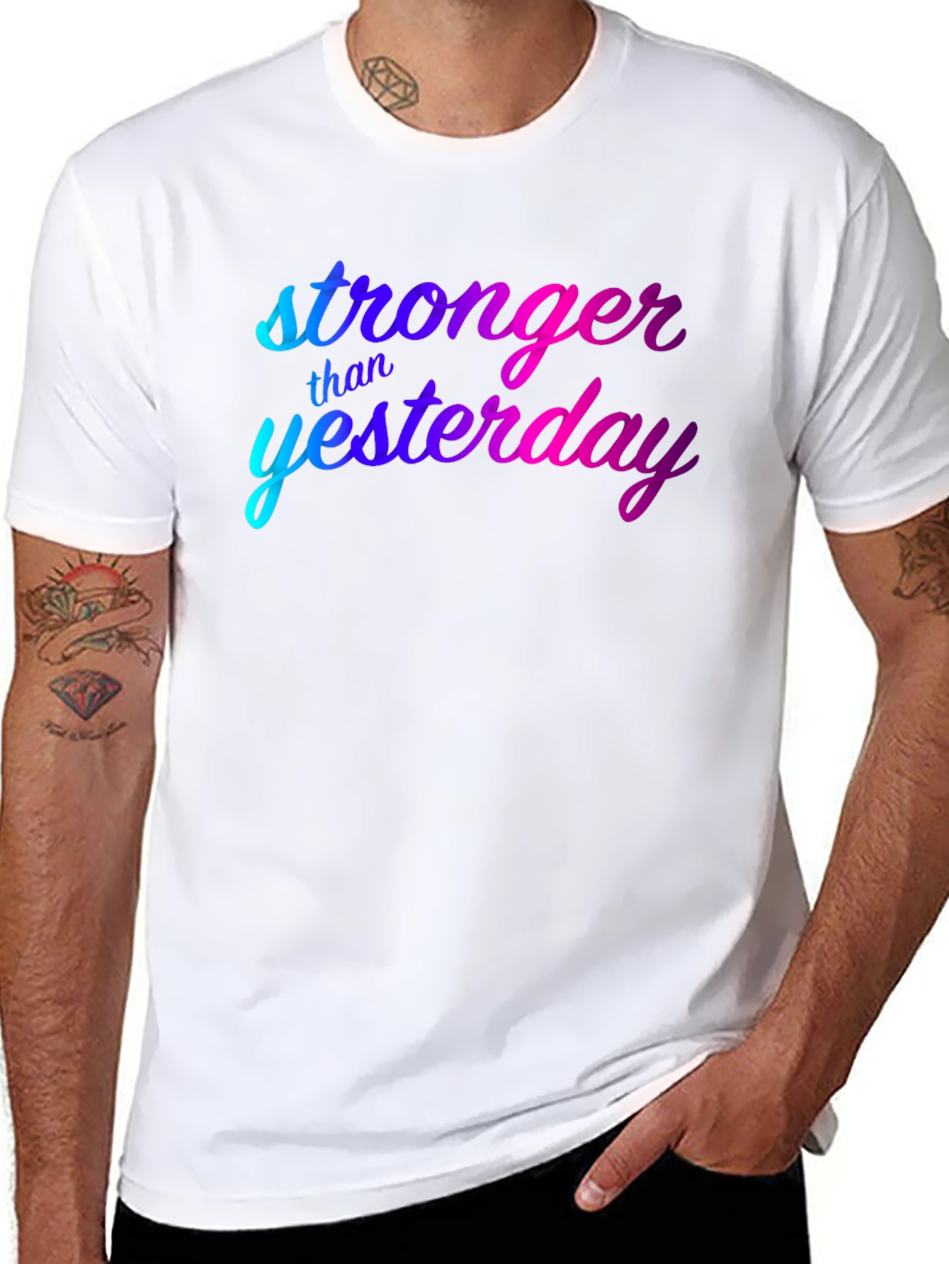 Stronger Than Yesterday Graphic Tee