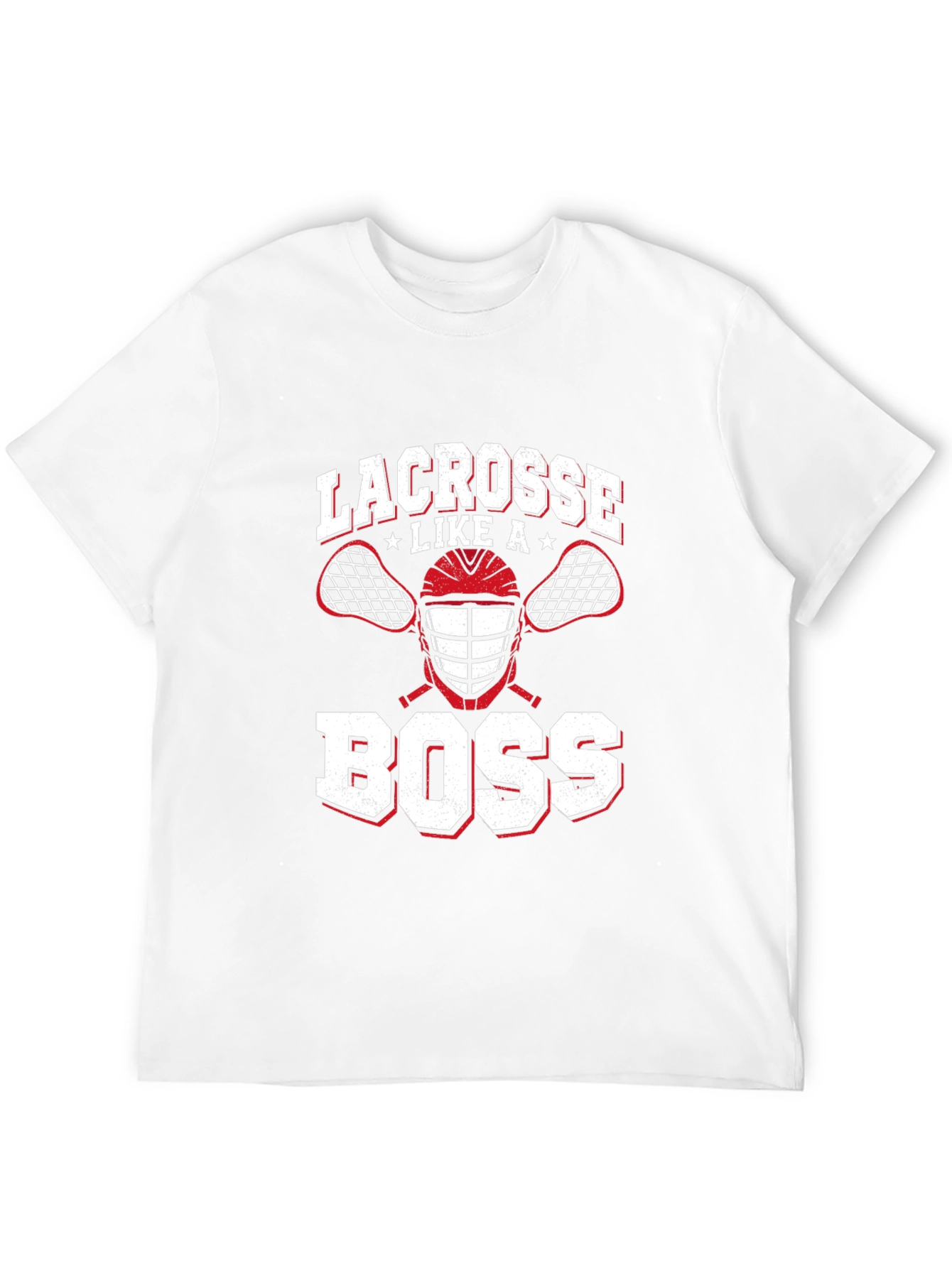 Lacrosse Like a Boss Graphic T-Shirt