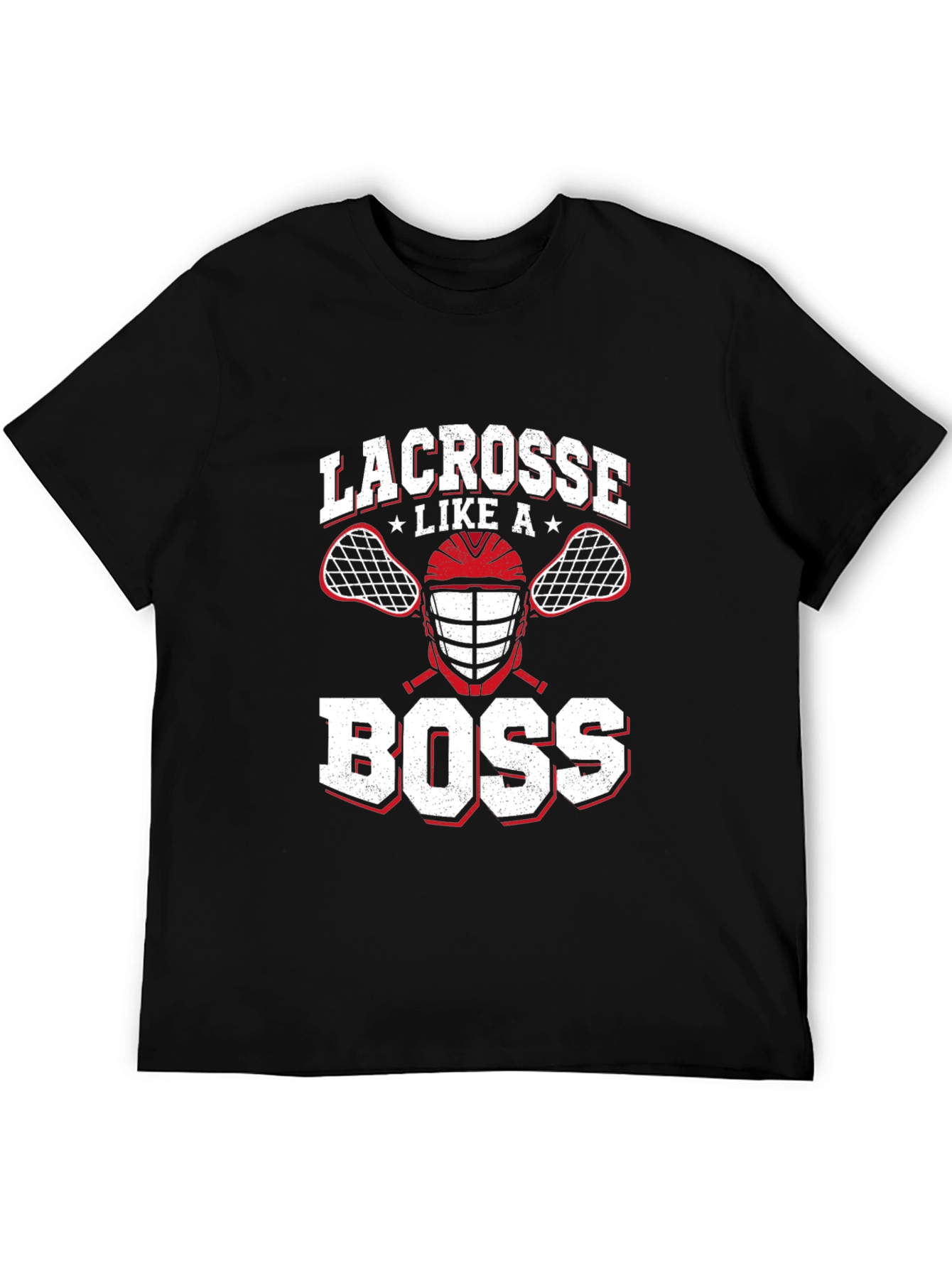 Lacrosse Like a Boss Graphic T-Shirt