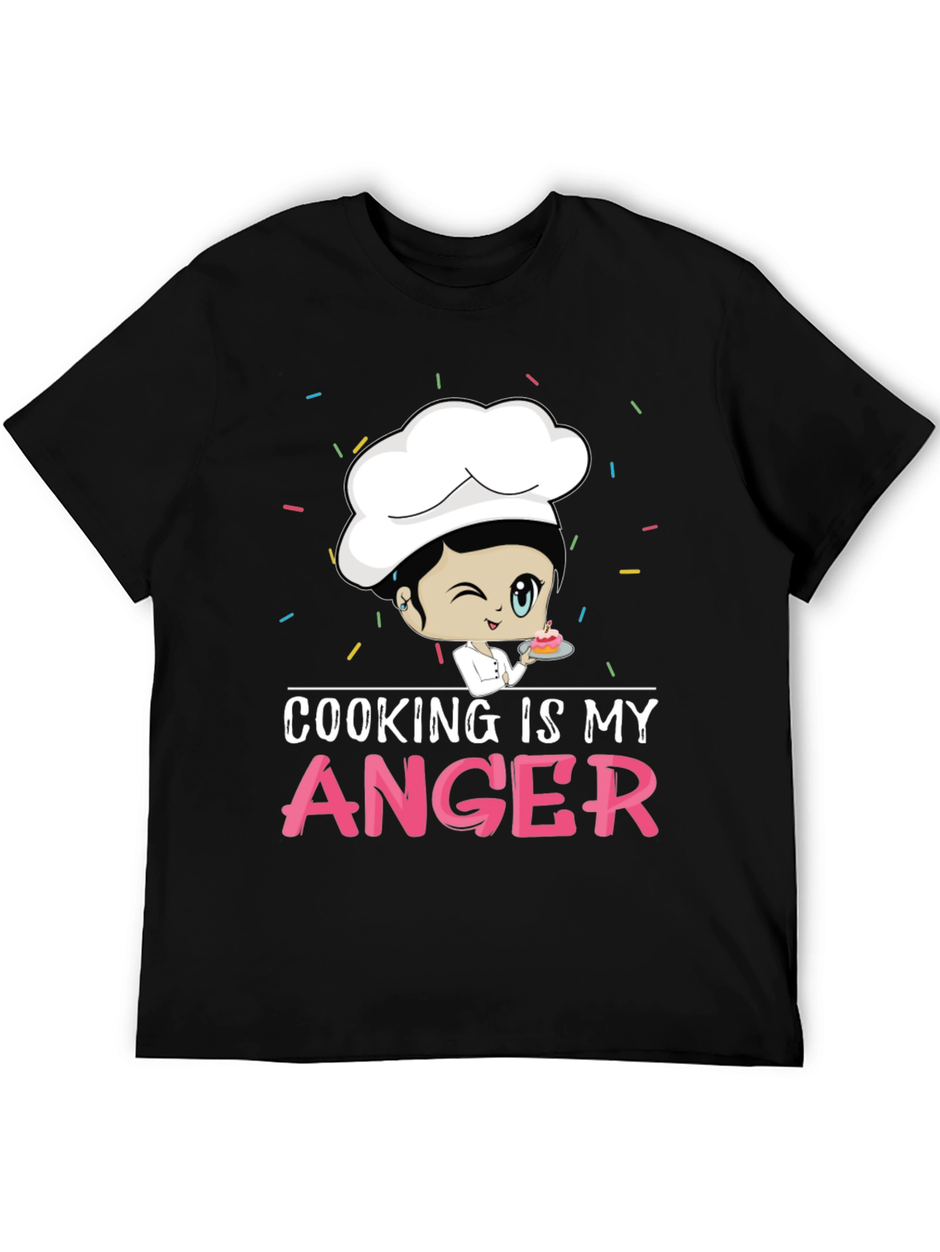 Cooking is My Anger Funny Chef T-Shirt