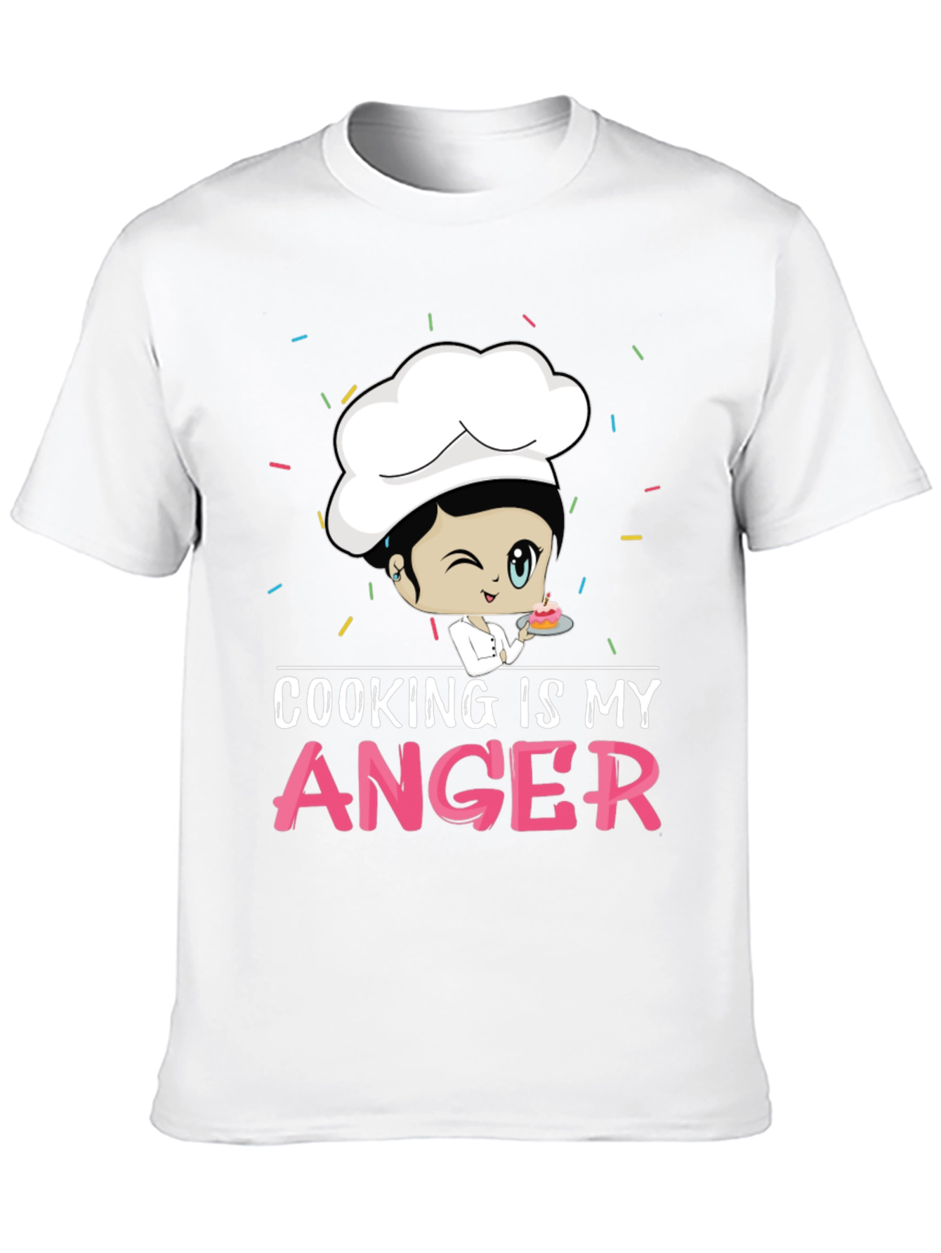 Cooking is My Anger Funny Chef T-Shirt