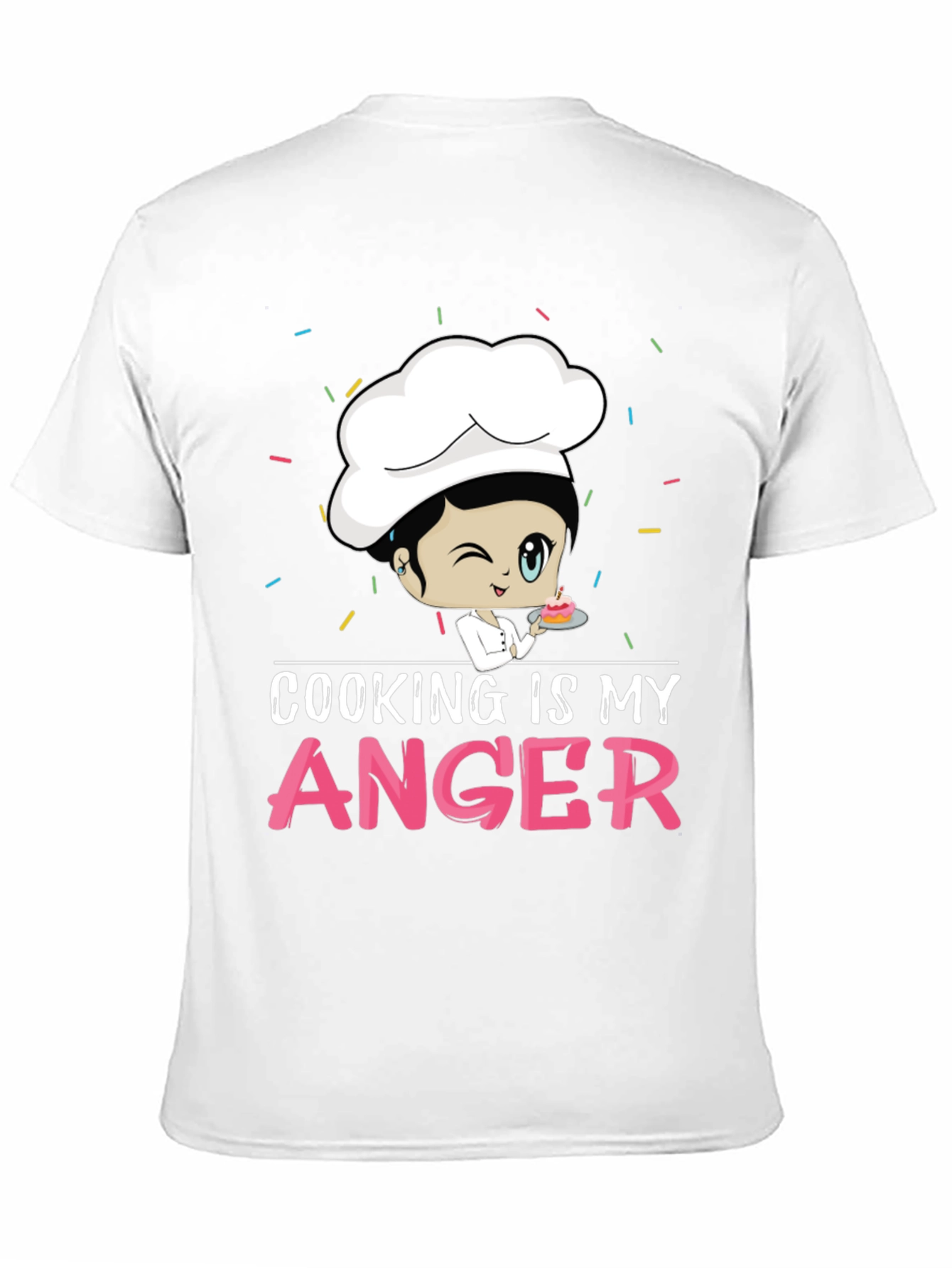 Cooking is My Anger Funny Chef T-Shirt