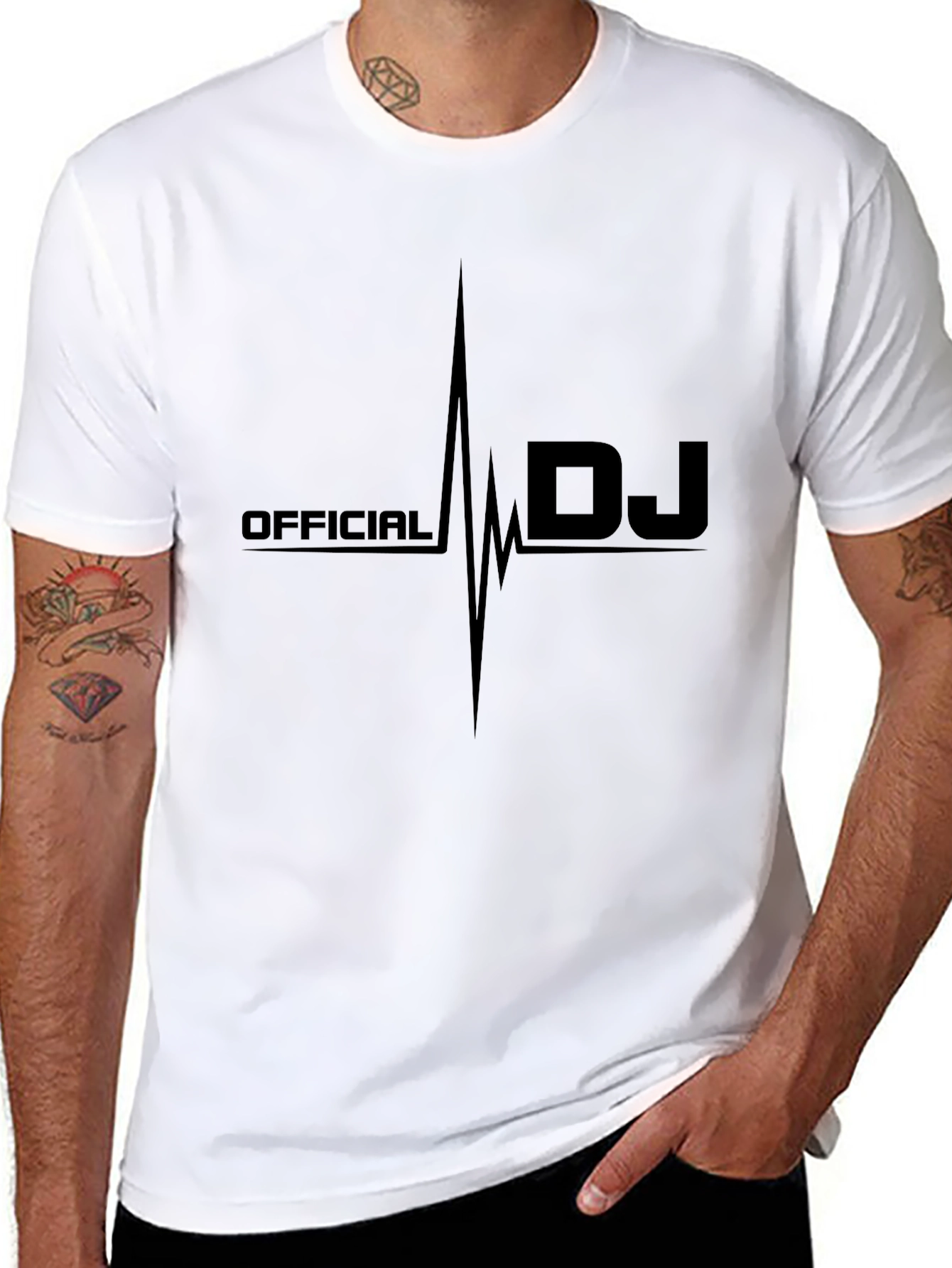 Official DJ Pulse Graphic Black T-Shirt
