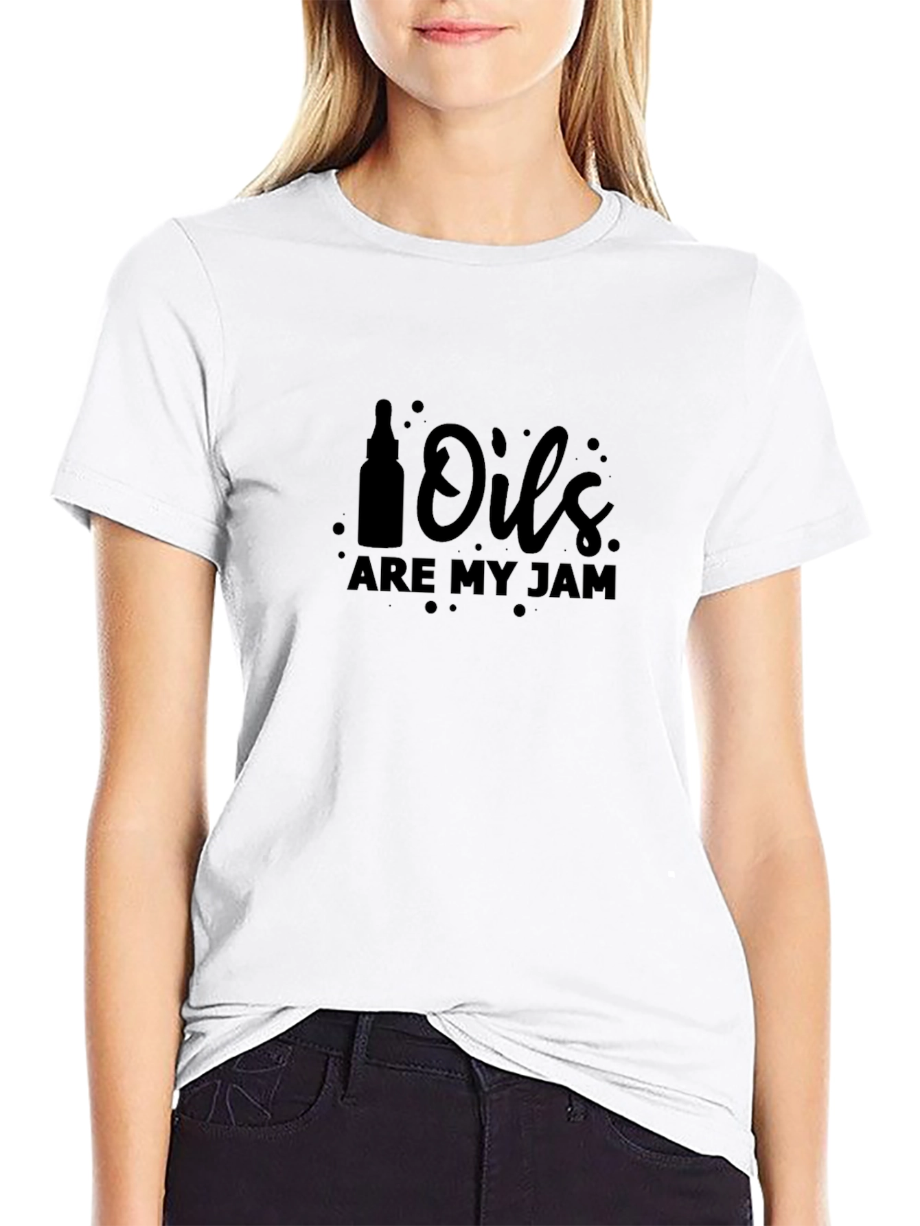 Oils Are My Jam Black T-Shirt