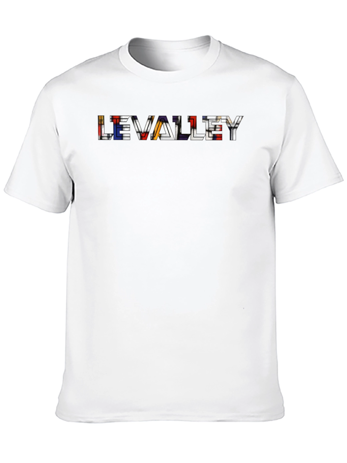 LEVALLEY Graphic Black T-Shirt