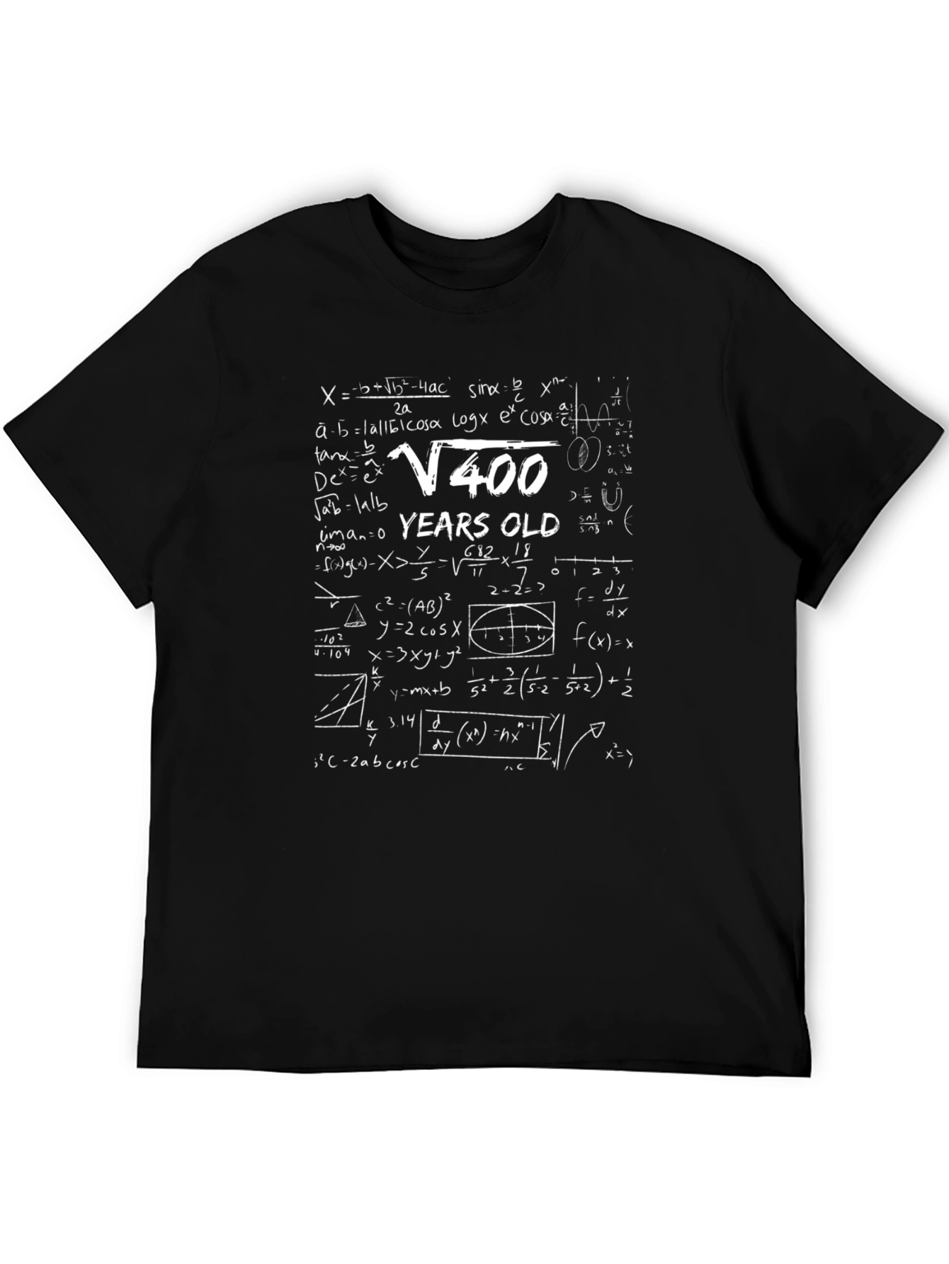 Math 20 Years Old Funny Birthday T-Shirt