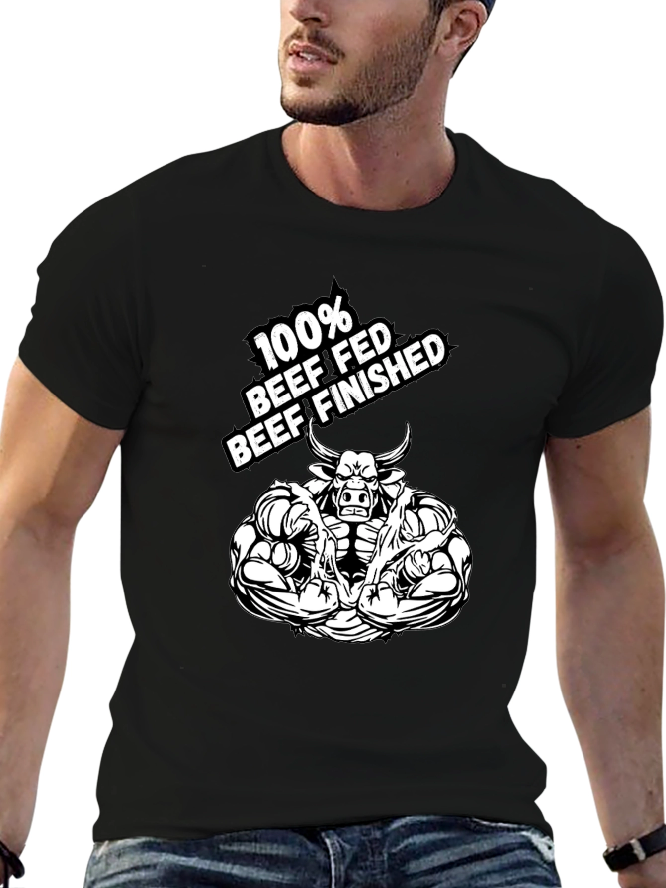 100% Beef Fed Beef Finished Graphic Tee