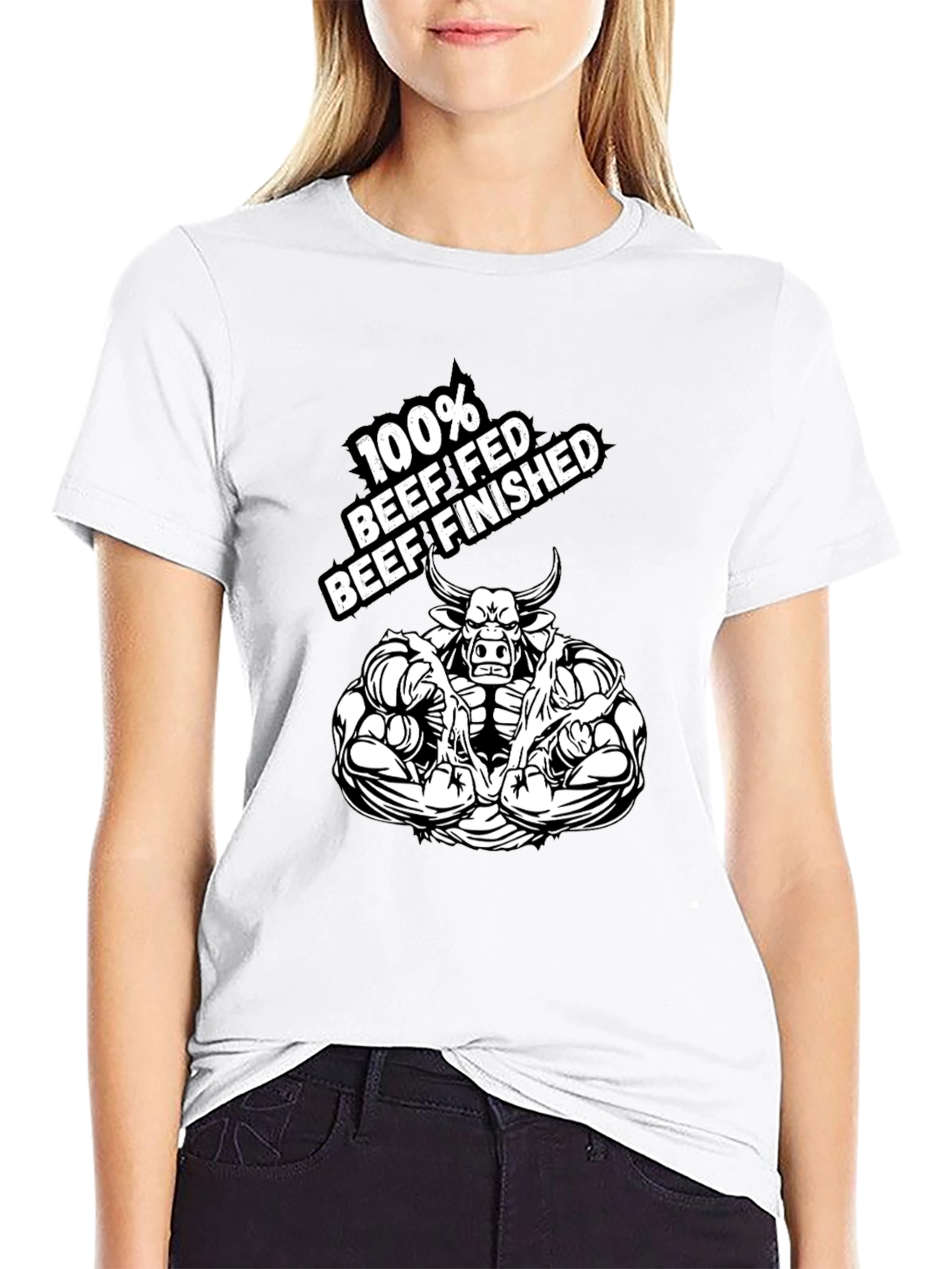 100% Beef Fed Beef Finished Graphic Tee