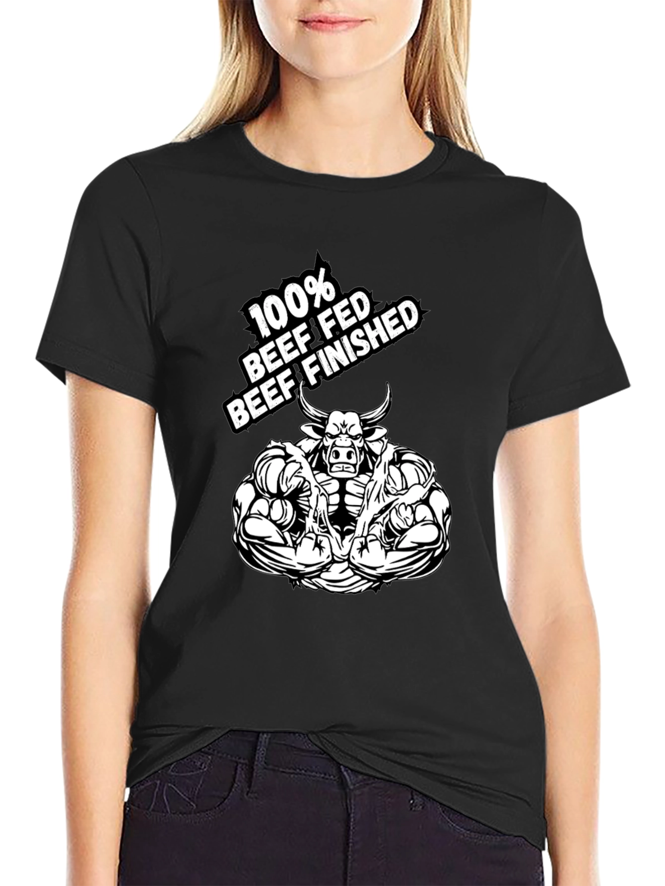 100% Beef Fed Beef Finished Graphic Tee