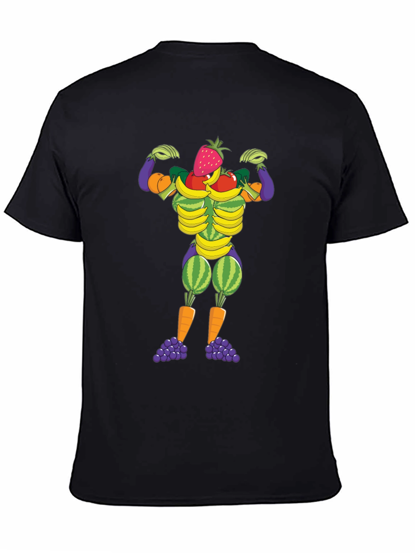 Fruit & Veggie Muscle Man Graphic Tee