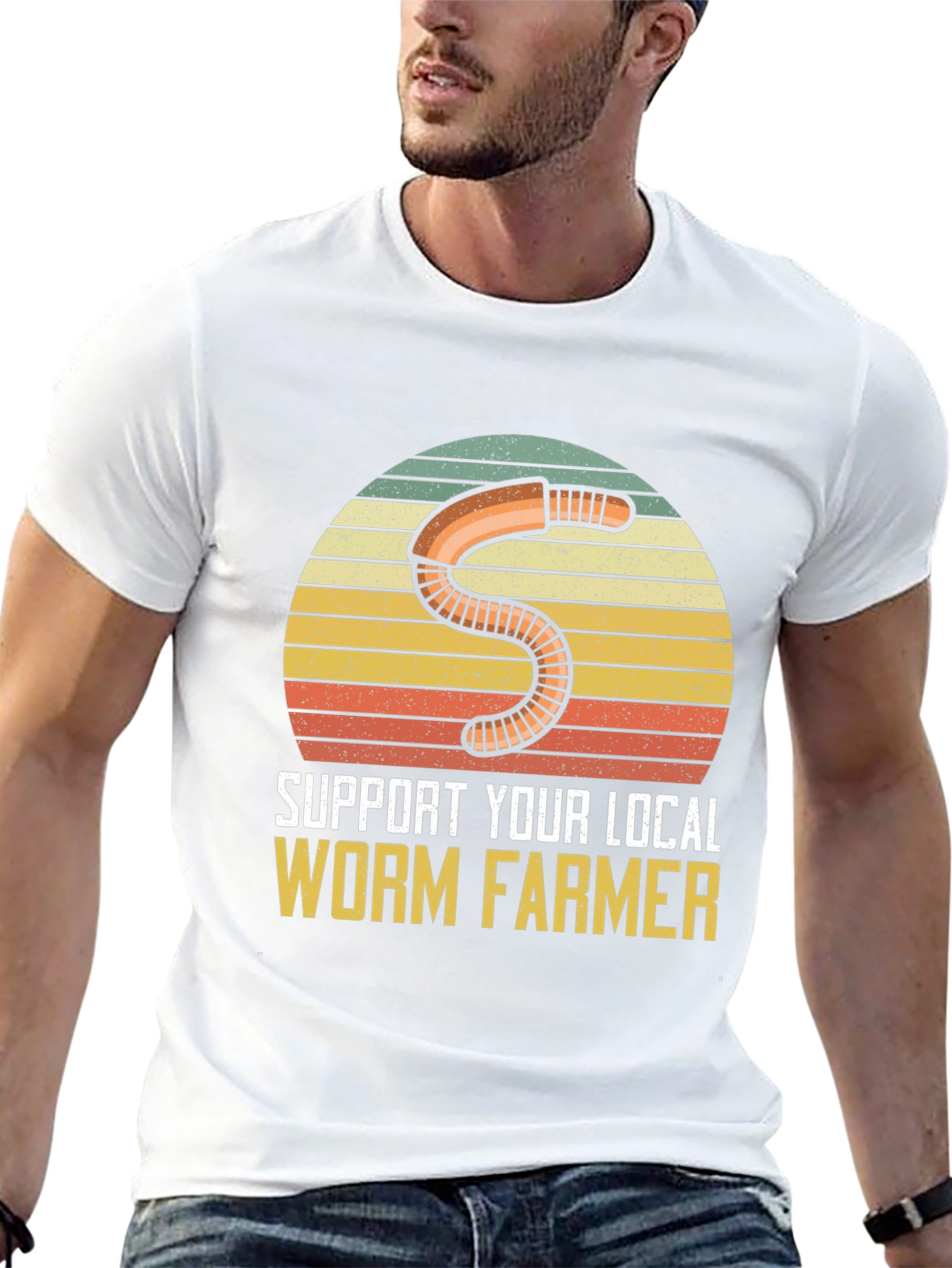 Support Local Worm Farmer T-Shirt
