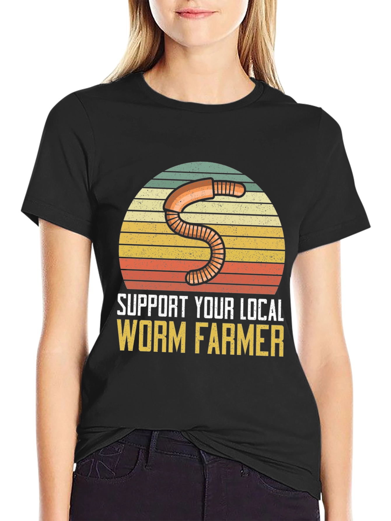 Support Local Worm Farmer T-Shirt