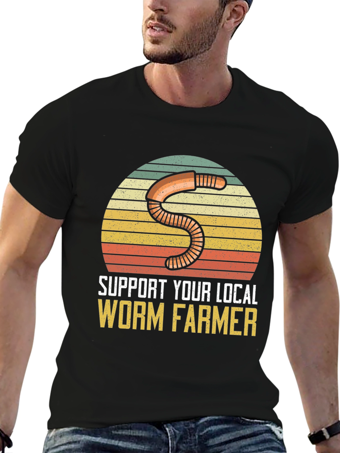 Support Local Worm Farmer T-Shirt