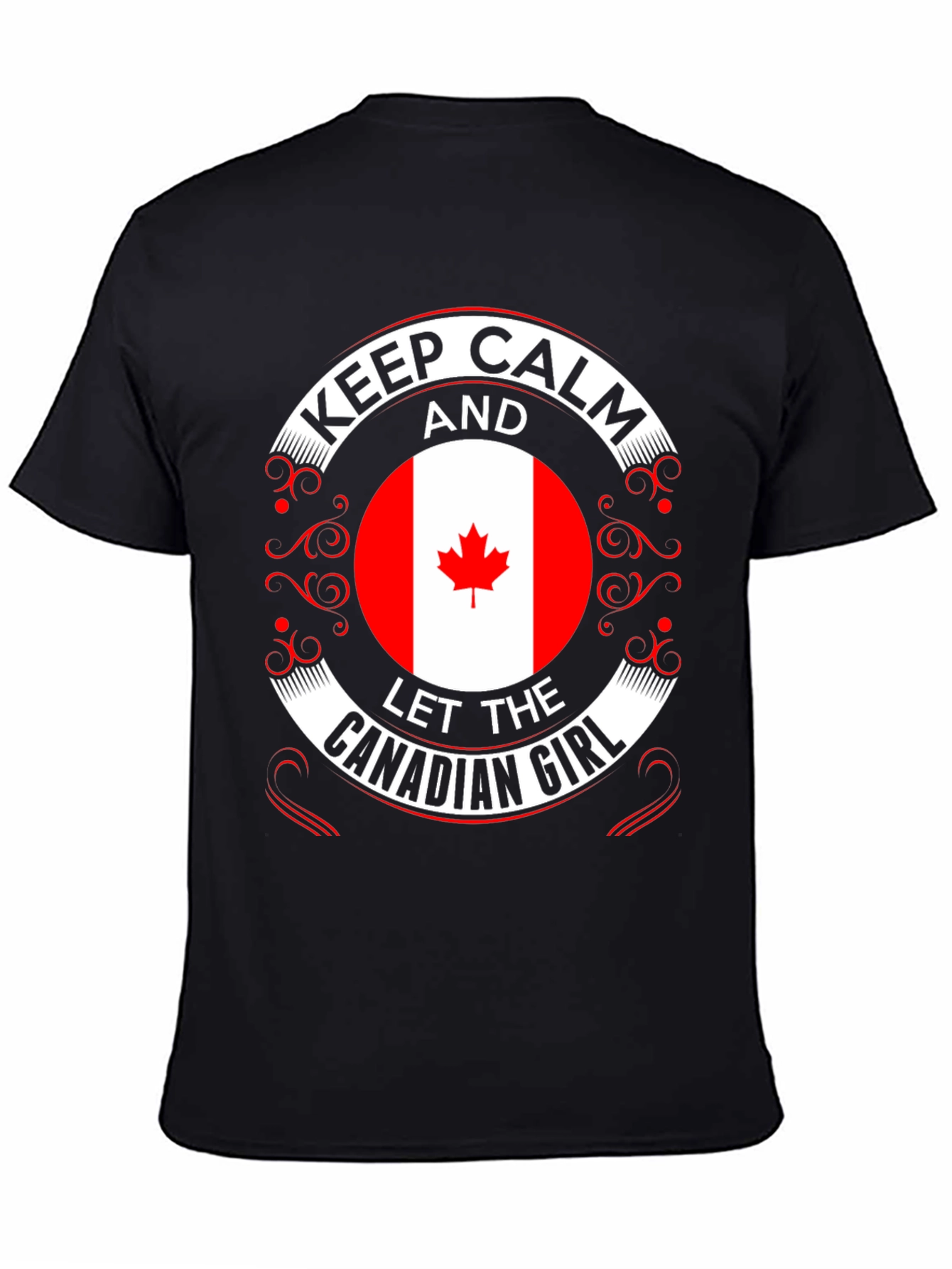 Keep Calm Canadian Girl T-Shirt