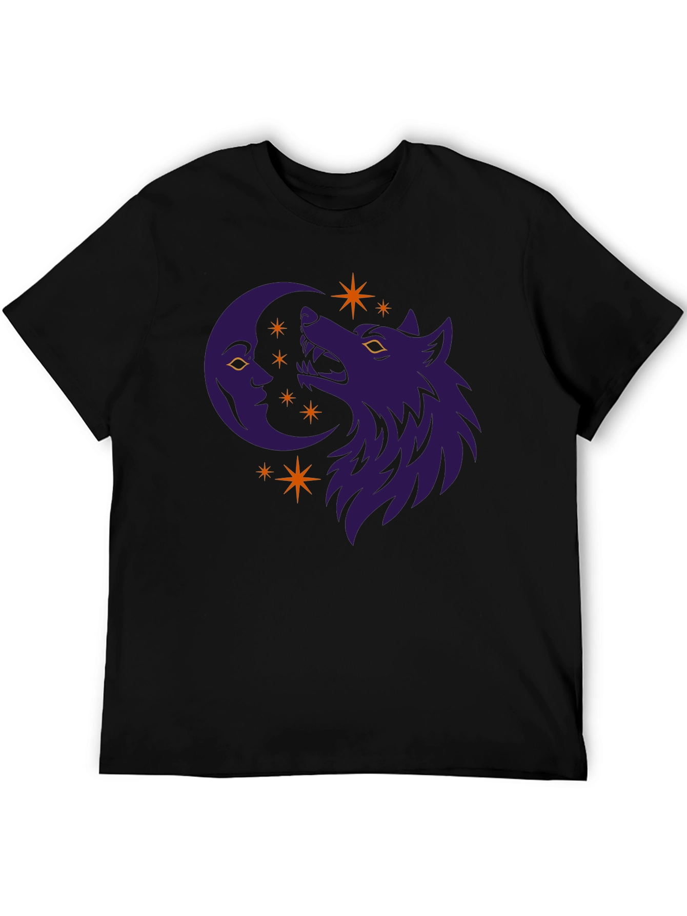 Wolf Moon Graphic Tee - Stylish Comfort