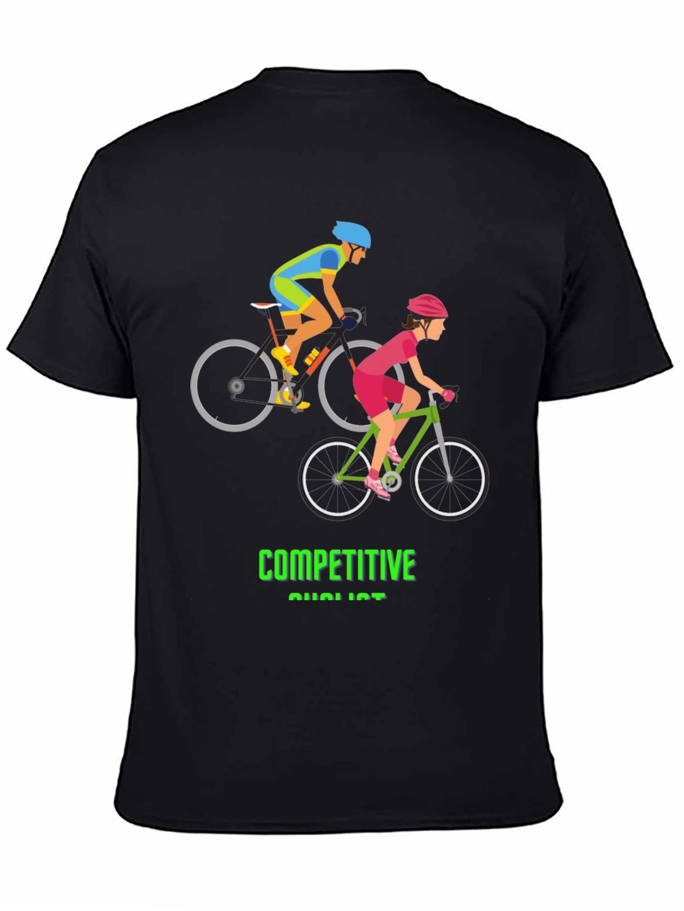 Cycling Enthusiast Graphic T-Shirt