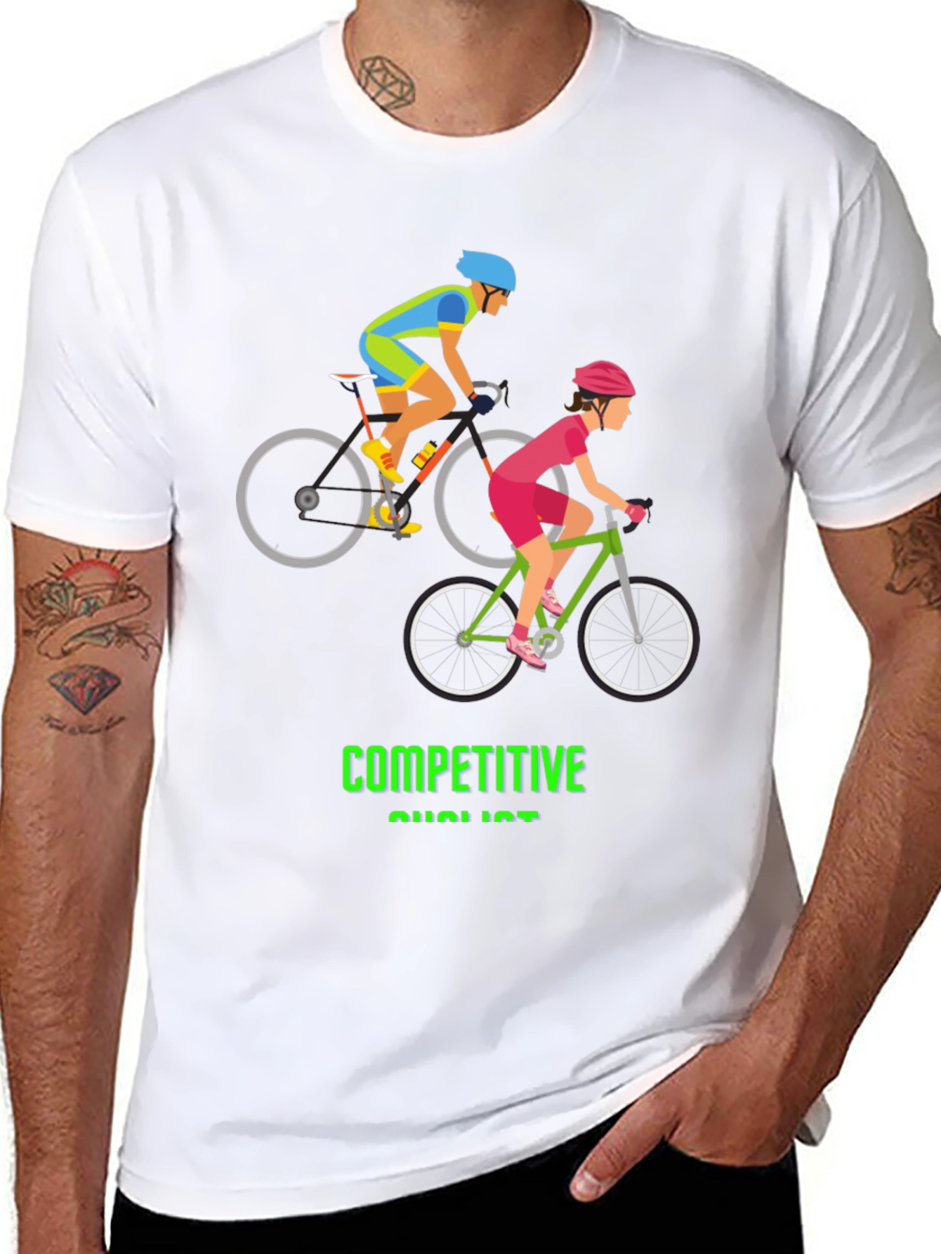Cycling Enthusiast Graphic T-Shirt