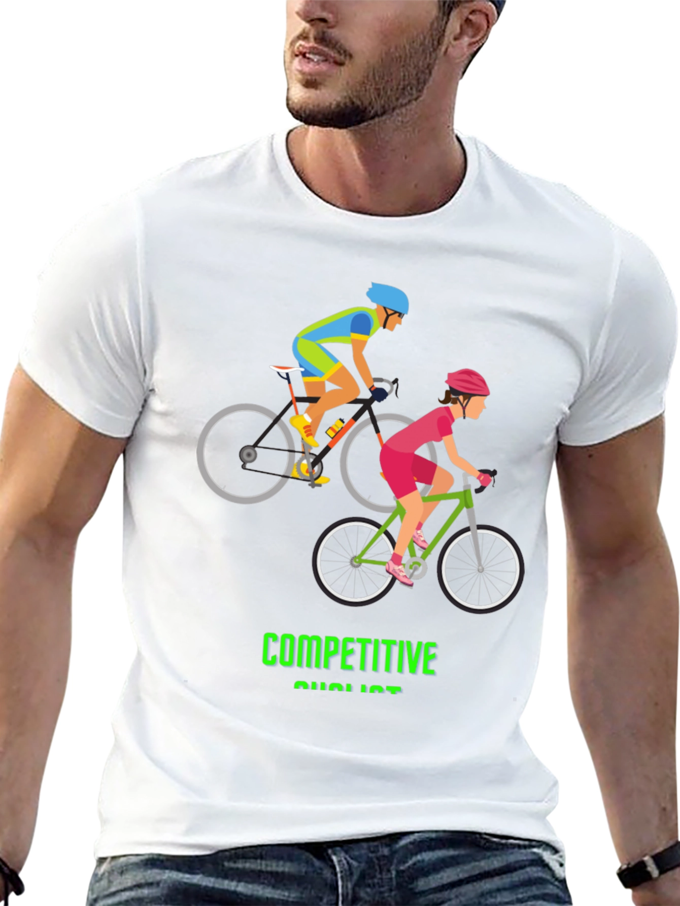 Cycling Enthusiast Graphic T-Shirt