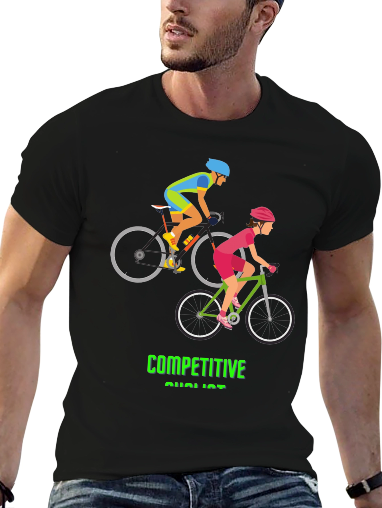 Cycling Enthusiast Graphic T-Shirt